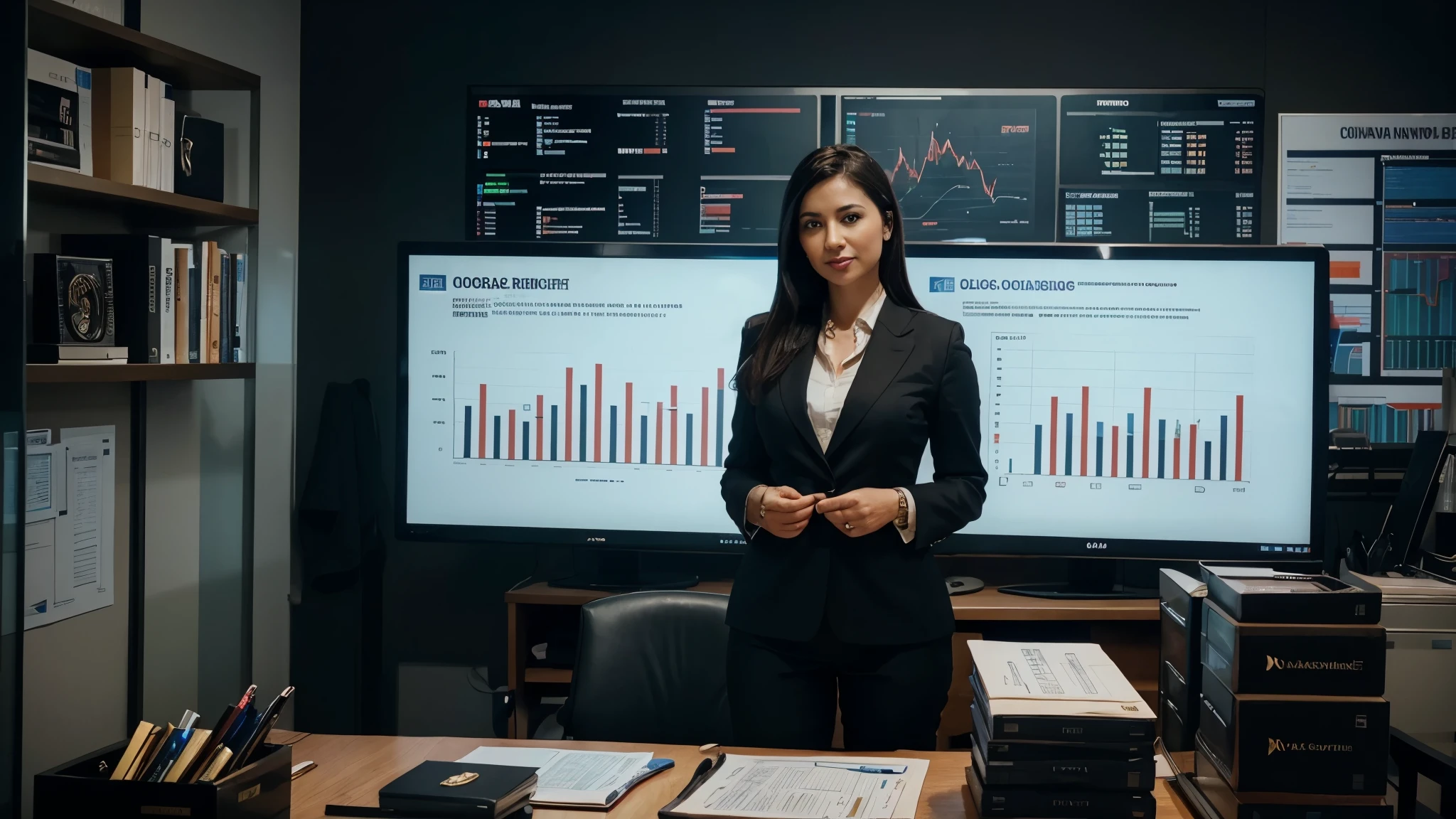 A finance expert with a flair for the dramatic, her detailed analysis and strategic planning bringing in massive profits and stunning visual representations of growth and success.