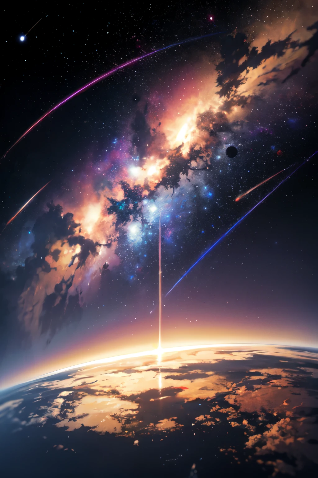 space horizon, galaxy