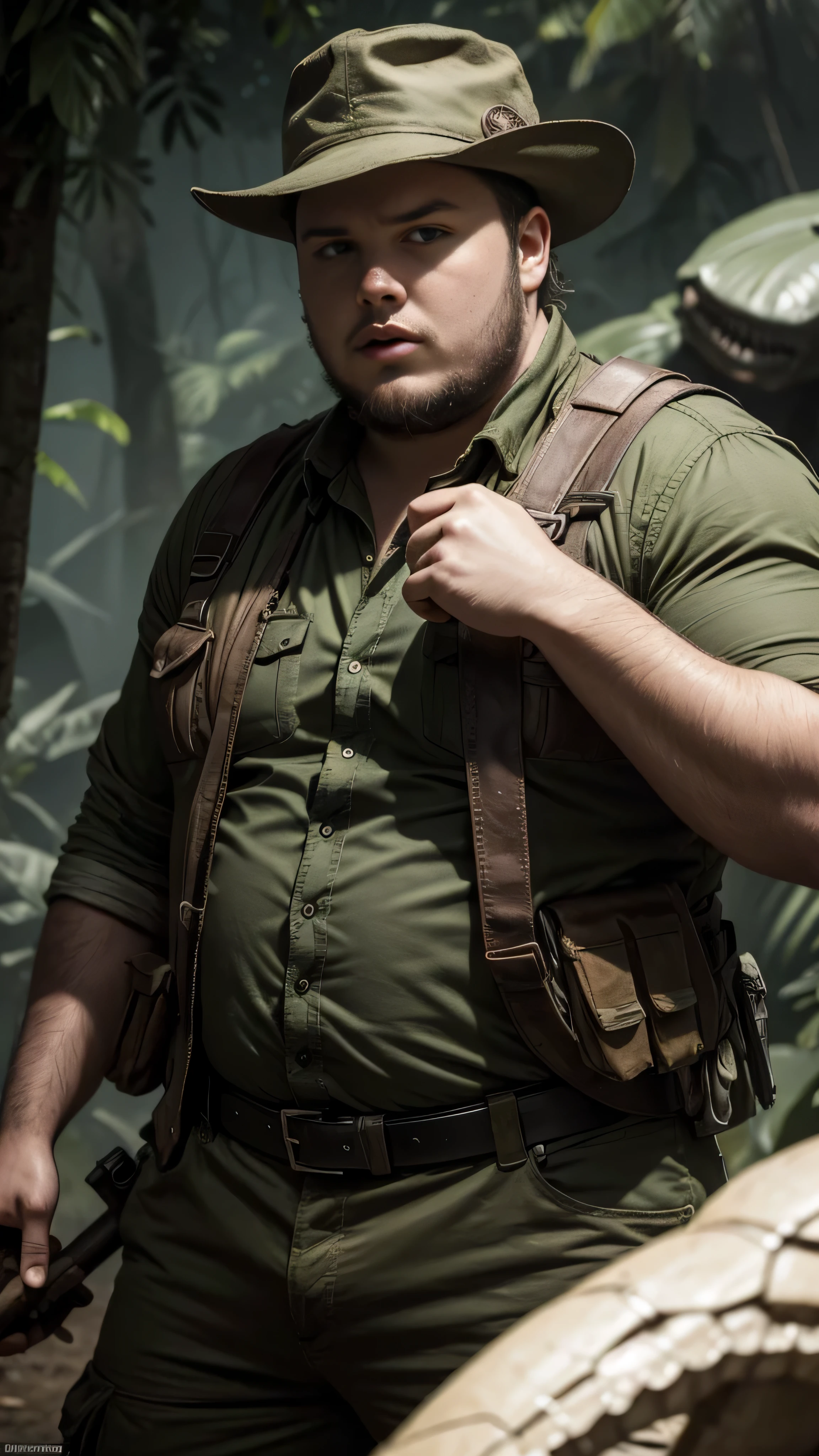 ((John Bradley)) as Samwell Tarly, (black armor), boots, (holding books), standing in a library, 1man, solo, beautiful detailed glow, detailed, cinematic light, intricate detail, realistic, highres, detailed facial features, high detail, sharp focus, smooth, aesthetic, extremely detailed, stamp, octane render