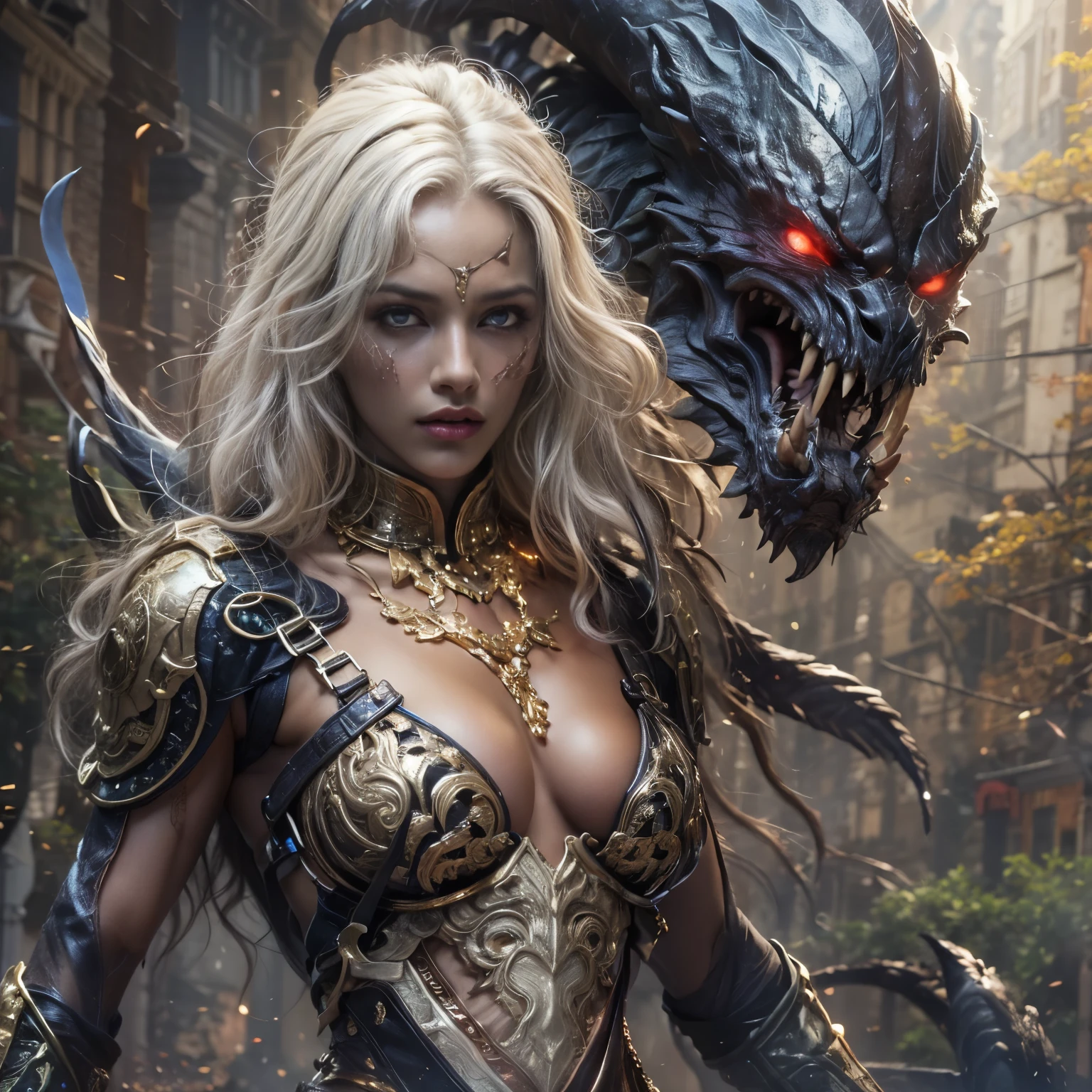 1 female alien, The Predator, warrior, (very beautiful:1.2), (intense gaze:1.4), (Predator:1.1), long dark nails, NSFW, nipple, thick eyebrows, Shining purple eyes, the most beautiful face in the universe, platinum blonde,
A woman with an very beautiful face, her intense gaze fixed on her prey, fundamental power that cannot be denied.
(very beautiful toned body:1.5), (super muscular physique:1.2), (prowl:1.3), (smooth movement:1.4),
her beautiful body, muscular and toned, She moved smoothly and gracefully as she wandered., Ready to attack immediately. The Predator within her was always on