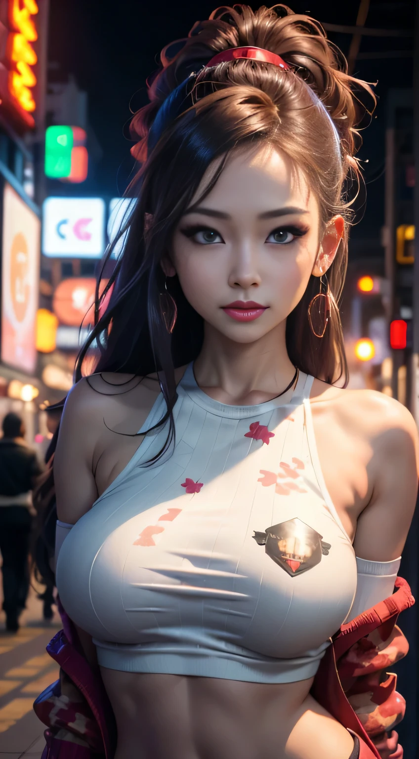 (NSFW:-0.9, nipple:-0.9, Acutance:0.85, White and Red, Mystic sight, (many Dazzling flush lights, lens flares, lens Ghost), Luminous Particles ) . (best quality, masterpiece:1.3, realistic, photorealistic, (analog photo:1.37), ultra detailed:1.3) . (Amazing KAWAII actress in Systemic), (Extremely detailed (KAWAII face variations)) with joyful expressions, oiled impeccable ivory skin, Biomechanical HUGE and HEAVY boob, pretty hips, (Exquisitely long dress with back cutouts), (bare waists, bare backs, Overflowing sideboob), looking up at the audience, (award ceremony, Walking on stage, large crowd:1.5) . (((Ass focus, butt crack)))