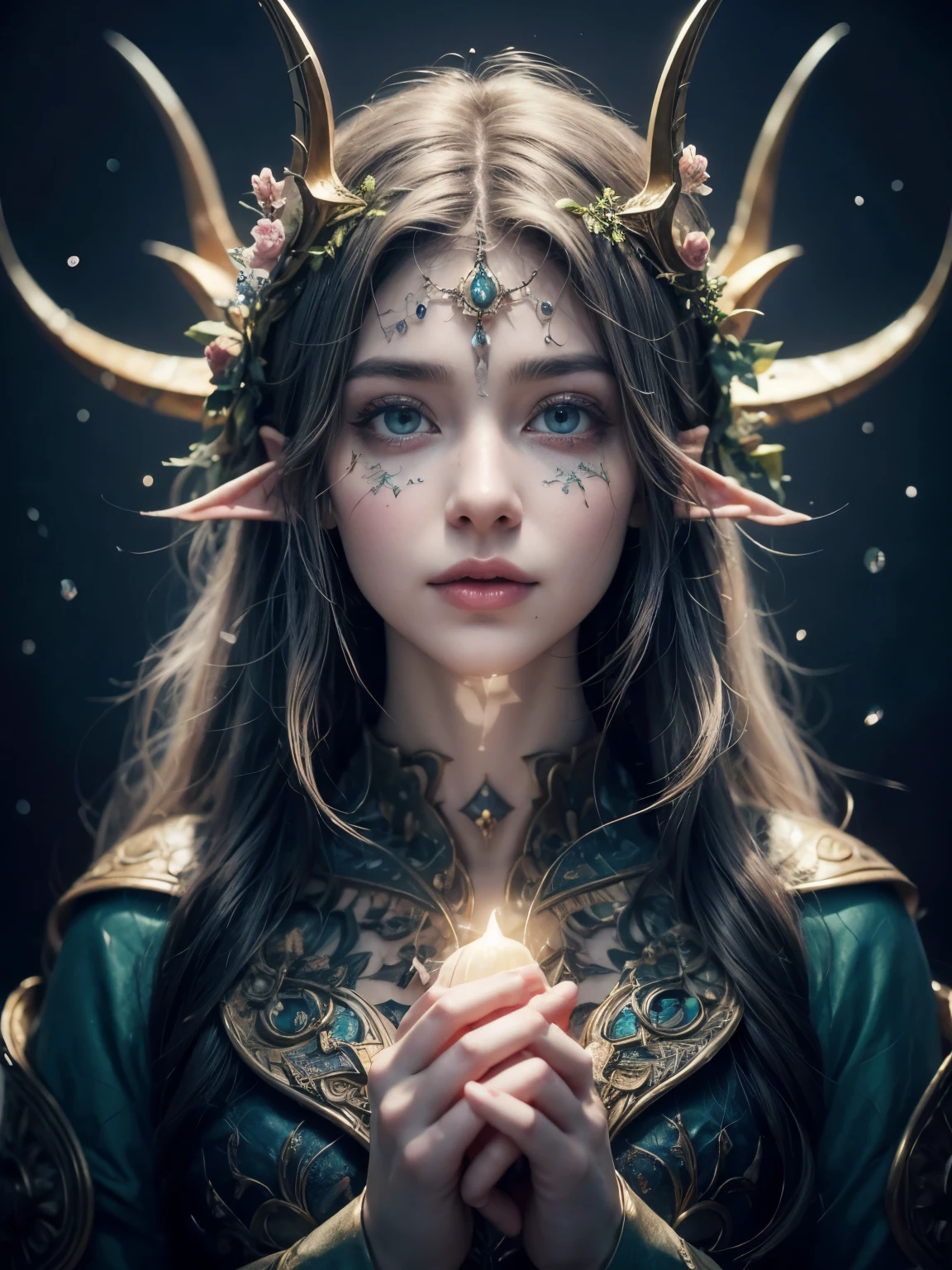 (Best quality, 4k, High-resolution, Masterpiece:1.2), Ultra-detailed, Realistic, Radiant lighting, Epoch Elves, Portraits, Fantastical colors, Fine art, Ethereal beings, Dreamlike, Whimsical creatures, Detailed facial features, Glowing eyes, Elven beauties, Ethereal glow, Mythical creatures, Harmonious composition, Dazzling colors, Stunning visual effects, Otherworldly appearance, Mesmerizing artistry,