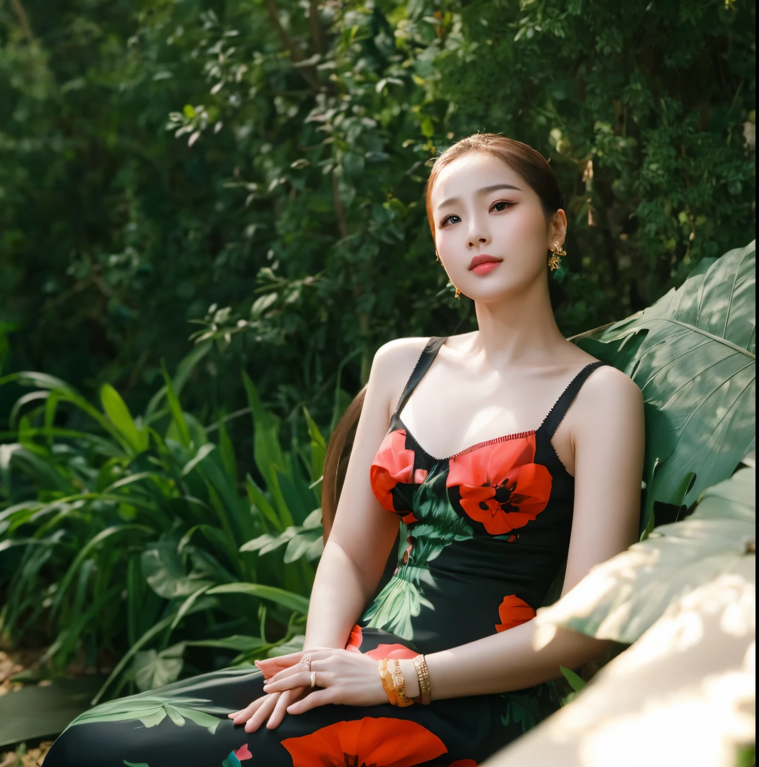 masterpiece, top quality, 8K, Huang Li, a beautiful girl, kawaii, External,(half body:1.2), (Completely naked:1.5), Wear a cashmere headscarf, (dark brown hair),Good shape, and makeup, , near method and far method, depth of field, surreal, high resolution, photo, lock focus, north african trade zone, face lamp, dynamic lighting, Highest detail, extremely high detail、Super detailed、detail、Genuine skin、Exquisite facial features、prone to negative emotions