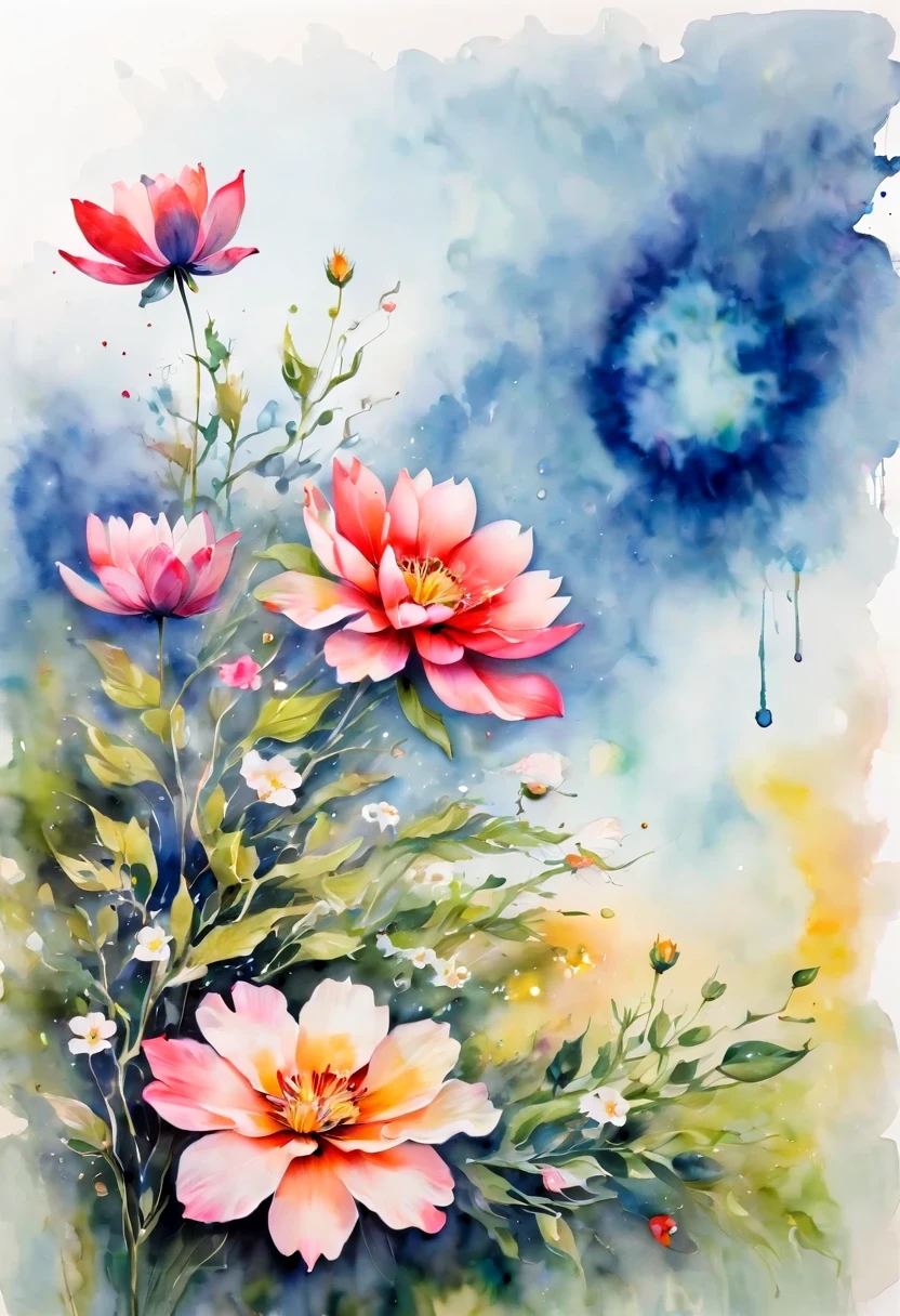 flower,watercolor,Dream