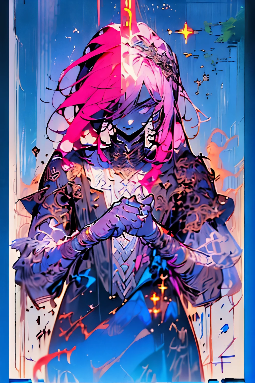 (best quality,4k,8k,highres,masterpiece:1.2),ultra-detailed,(realistic,photorealistic,photo-realistic:1.37),wooden boy wearing a mantle and holding a staff,beautiful detailed eyes,beautiful detailed lips,extremely detailed face,longeyelashes,portraits,illustration,enchanted garden,fairy tale vibe,vibrant colors,mystical lighting