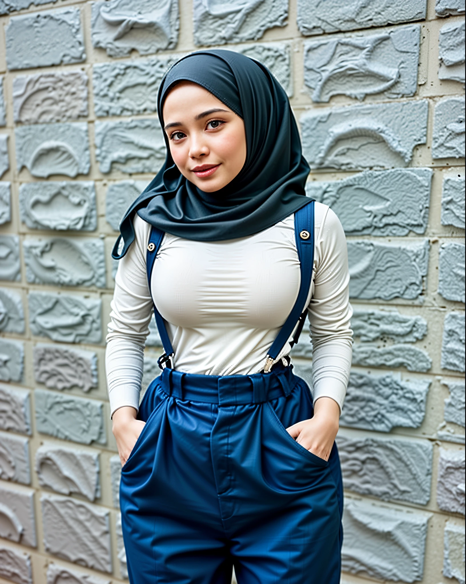 masterpiece, (ultra-high-definition portrait, vignet:1.4), Realistic, extremely detailed, CG unified, 8k, Clean lines, highly detailed, High-definition, raw color photos, Realistic portrait, Cinematic Light, Beautiful detailed, (1hijabgirl, indonesian:1.5), (165cm tall, big breasts with lips like she wants to kiss:1.5), Beautiful big breasts, breasts details, very tight, (Biggorgeous breast, Smile:1.5), (Soft smiling, Big Breast:1.4), Close up of a girl in Beautiful clothes with errected nipple, biggorgeous breast, Smiling, scarf, (Bombastic Side Eyes with curvaceous body:2), pose 4 of 1 6, Undress, No bra, (nipples that are clearly sticking out detail:1.2), Outdoors, high intricate detailed.