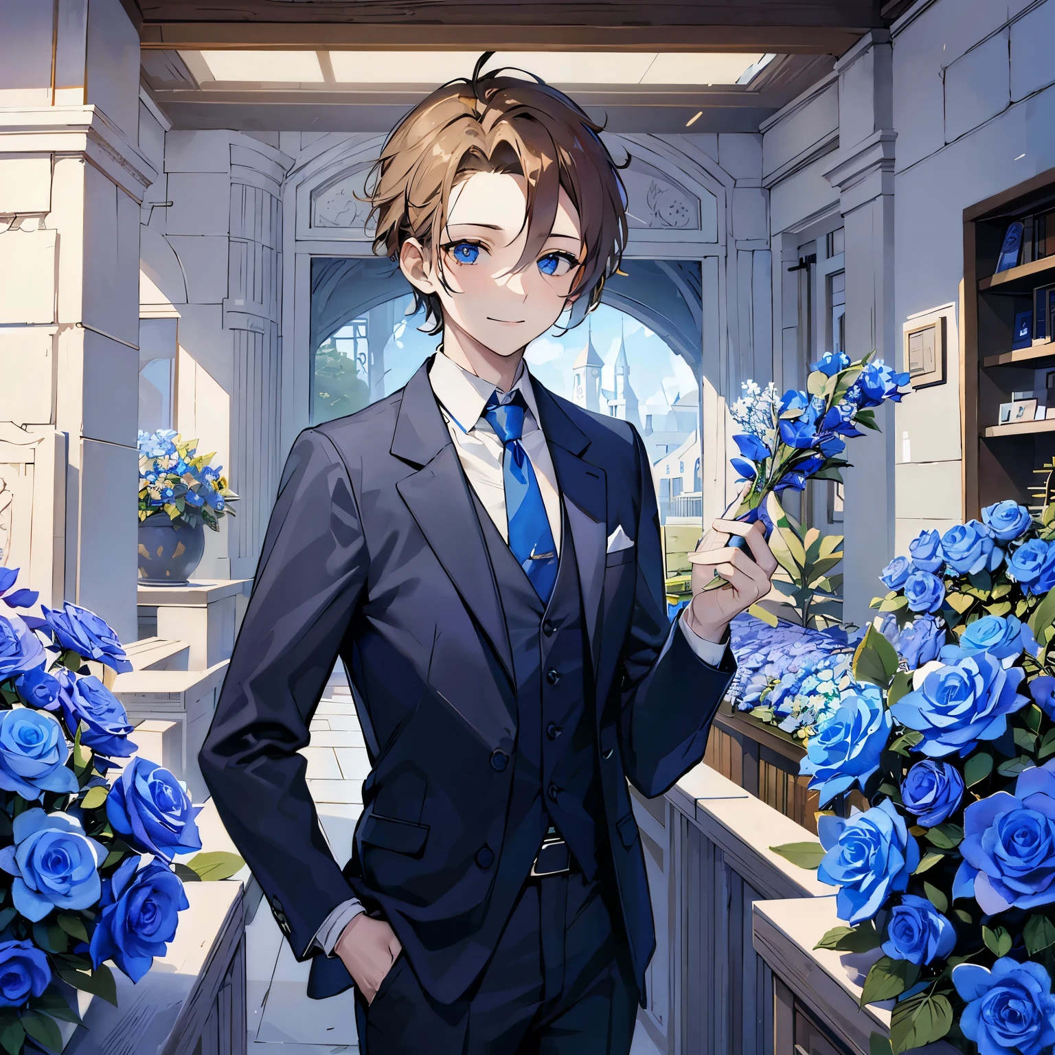 blue flower