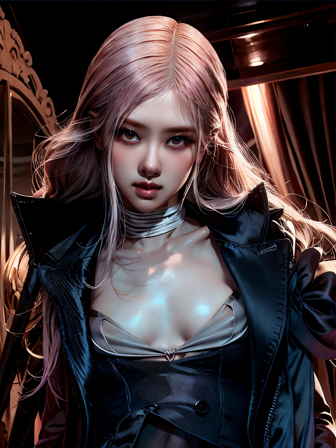 Hard NSFW,pink hair,Female masturbation,busty,Glamour,fabulous,Jewelry,nffsw,venus,erotic posing,Dynamic posing,Arrange pose,dramatic,cinematic,detailed light background,dynamic angle,perspective,Best Quality,masutepiece,8K,The ultimate detailed dark background, Top image quality、RAW photography、超A high resolution,open waist,Show Legs,Exposing female genital organs,close-up all over the body,perspire,Be red in the face,pink areolae,Exposing female genital organs,Get wet all over your body,show an female genital organessing with female genital organs yourself,masturbation),(From the female genital organs,semi transparent,the milky,Love liquid)overall look is very erotic。(Hand optimization),(Details are strengthened),(High Picture Quality) An 18-year-old female、Shot for one person only、model shoot、Large round chest、nedium breasts、Beautiful eye details、Very slender eyes、Beautiful eyelashes、beautiful double eyelid、Very slim physique, Lower milk is visible, Shy, with blush cheeks, Show off, pubic area open, Show off your pubic area, Sweating, My crotch is wet, The chest is firm and the contours are clear.., large full breasts, Vaginal shots