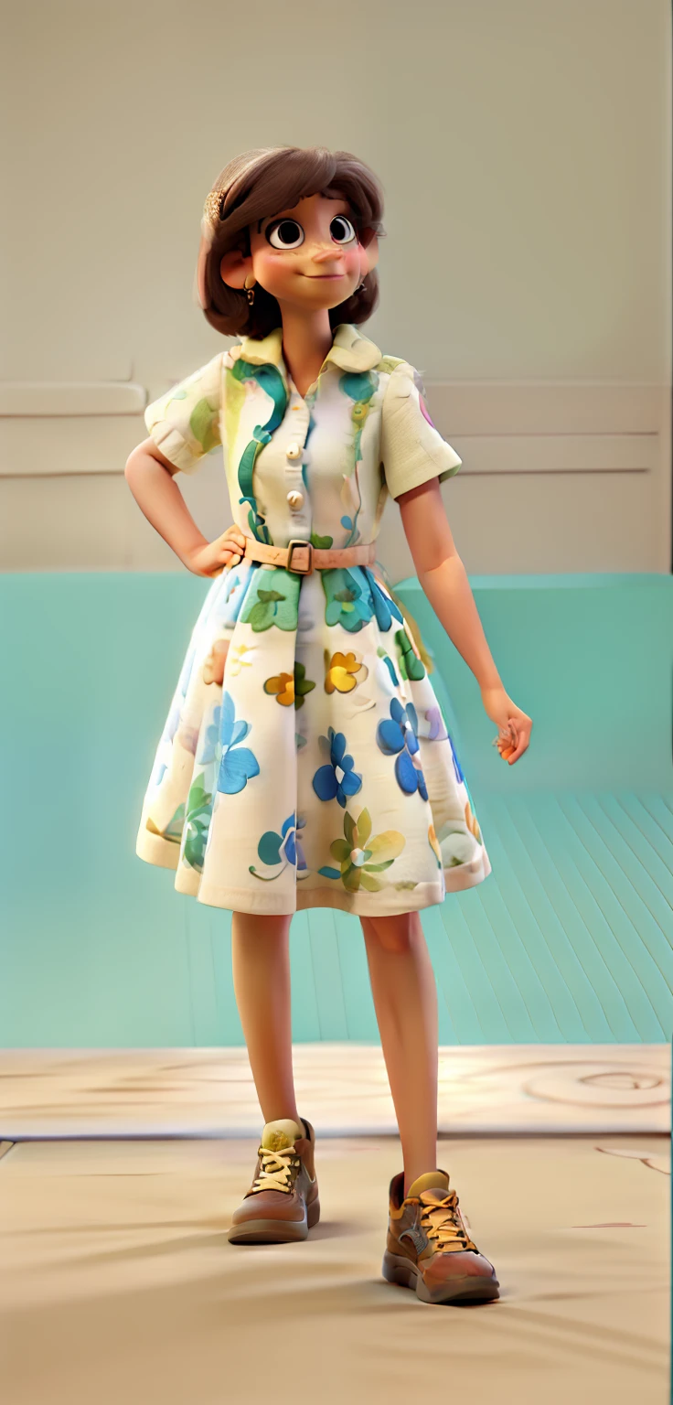 8 anos vestido cor de creme, disney pixar