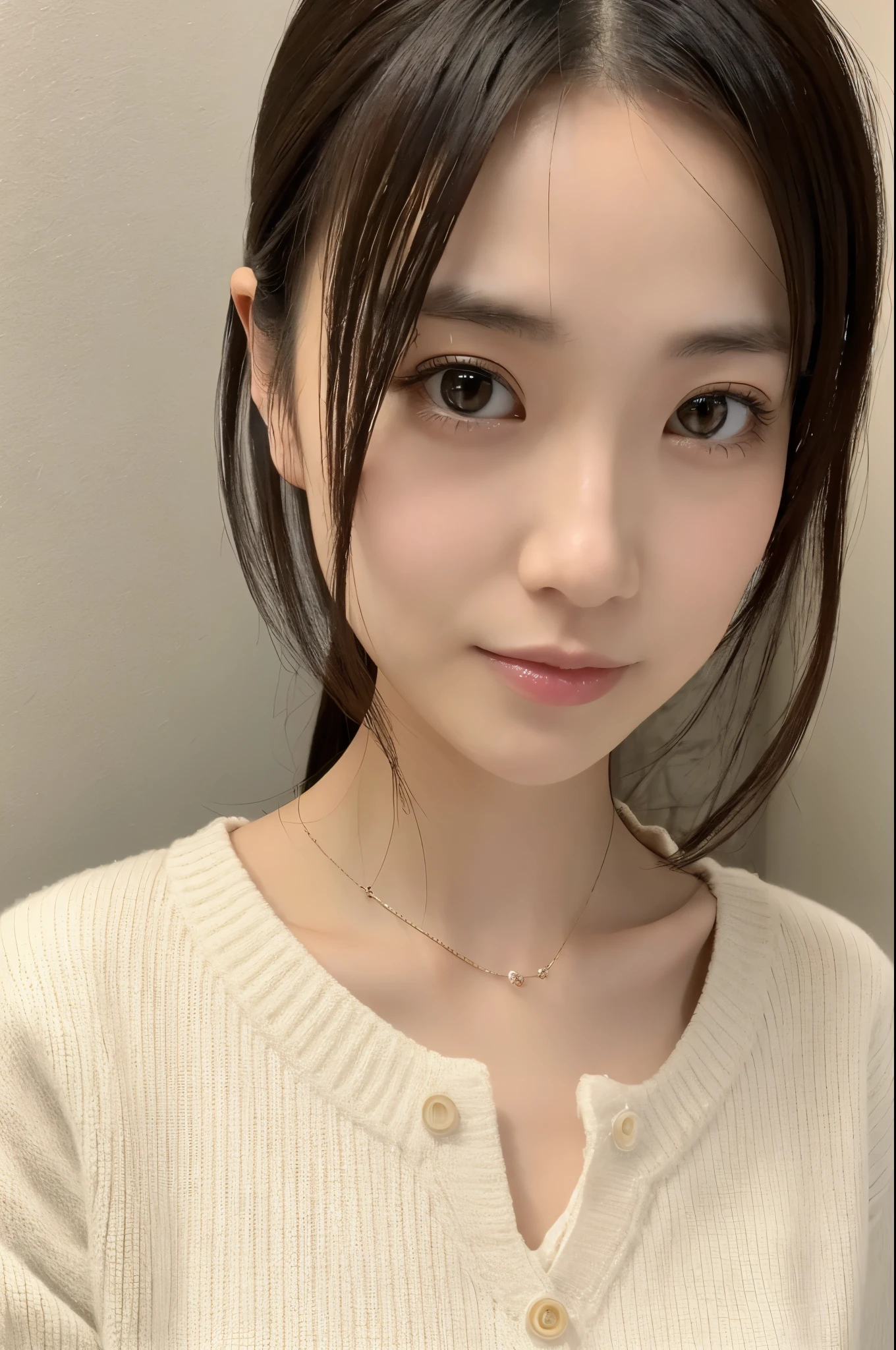 High quality, High resolution, 8K, masterpiece, Skinny Japanese lady, 30 years old, cute face, beautiful face, detailed face, beautiful eyes, detailed eyes, small breasts, very thin waist