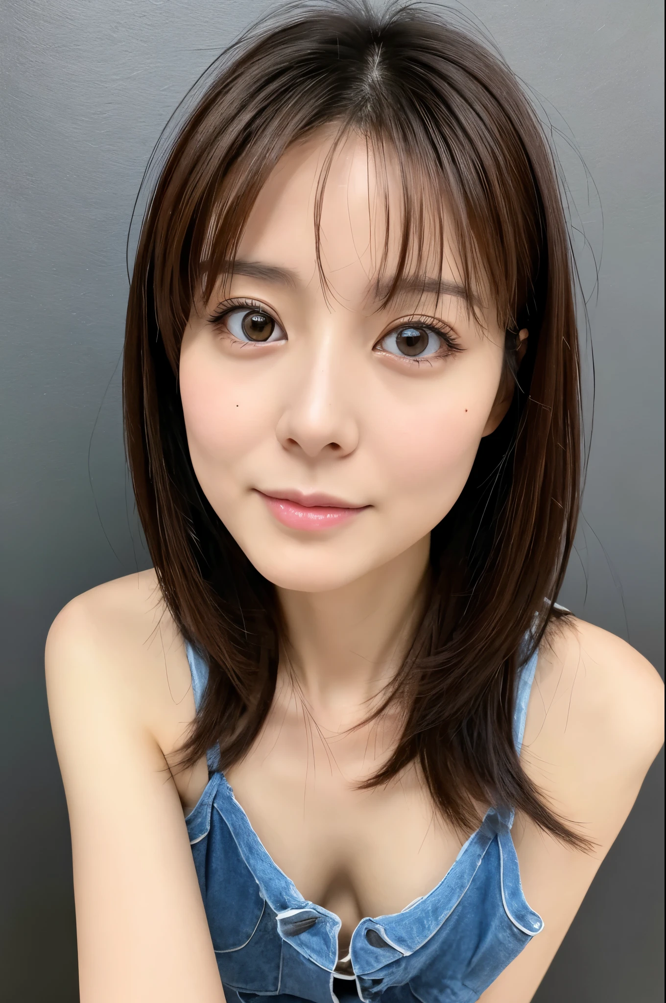 High quality, High resolution, 8K, masterpiece, Skinny Japanese lady, 30 years old, cute face, beautiful face, detailed face, beautiful eyes, detailed eyes, small breasts, very thin waist