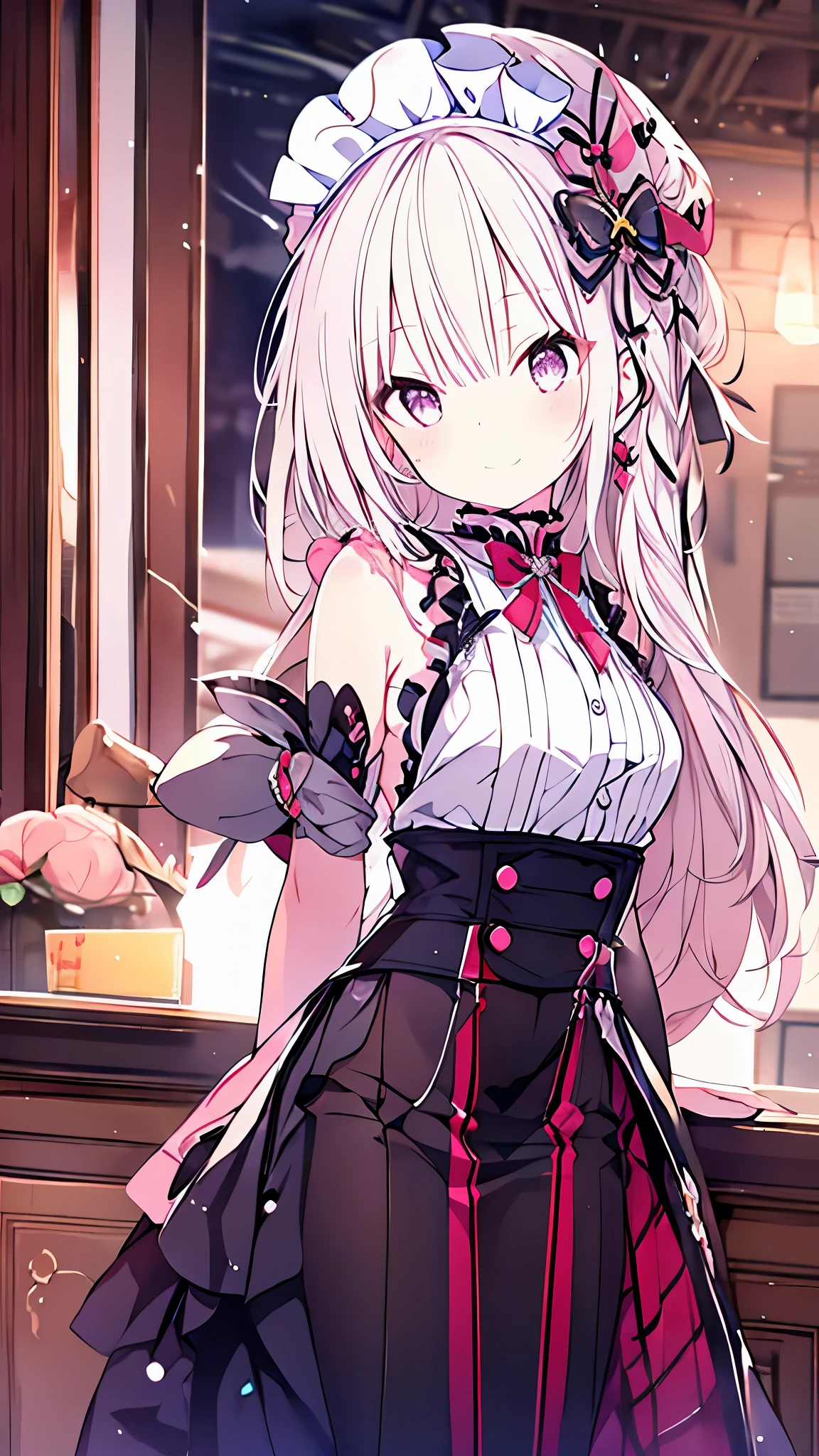 cat ears, underwear, whore, Prostitute, orgasm, Best quality, masterpiece, ultra high quality, (k-pop idol), Red eyes, (Platinum blonde hair color :1), obscene, (nursing: 0.2), (blushing: 1), a nun, Black veil,