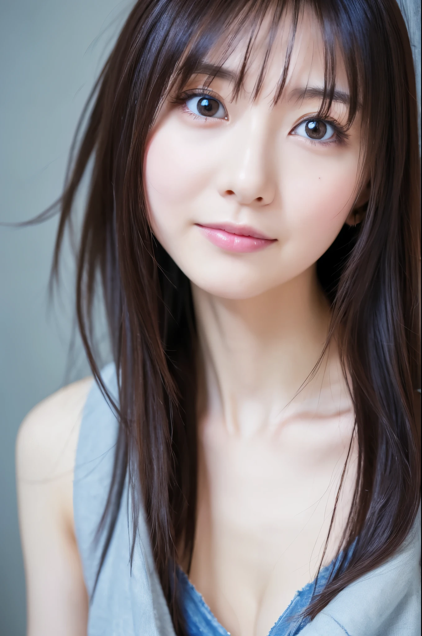 High quality, High resolution, 8K, masterpiece, Skinny Japanese lady, 30 years old, cute face, beautiful face, detailed face, beautiful eyes, detailed eyes, small breasts, very thin waist