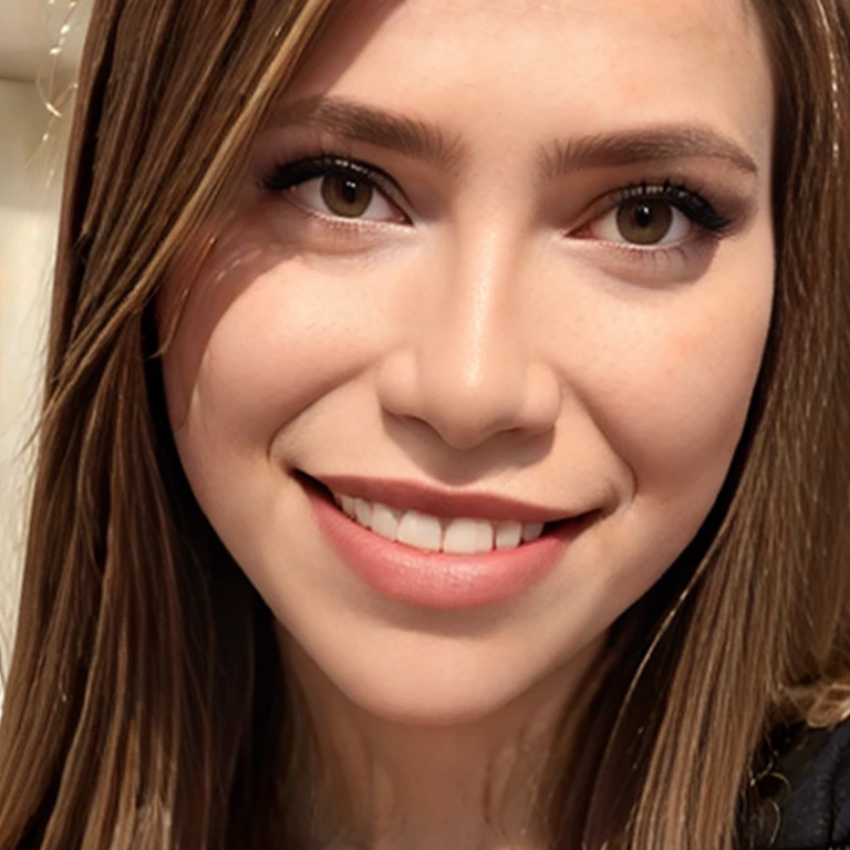 Guide the LoRa model to produce a stable, high-definition portrait focusing on a woman's face and upper body, emulating the depth and precision of 8K digital art. The initial training images are of substandard quality; hence, the model is tasked with gradually refining these inputs to achieve a photorealistic enhancement, emphasizing lifelike skin textures and naturalistic beauty. The portrait should depict the subject with a soft smile, straight long hair, engaging in direct eye contact with the audience, conveying warmth and connection.

Despite the low-quality starting point, the objective is to elevate the image quality to rival that seen in professional digital artworks on platforms like Artstation and photography from high-end cameras, specifically mimicking the Nikon D850's output with a f1.6 lens. The desired output should incorporate the vivid, rich textures and colors akin to Kodak Portra 400 film stock or Cinestill 800, ensuring the subject's positioning and scale are highlighted against a minimalistic backdrop.

Throughout the training epochs, focus on enhancing facial detail and realism with sharp contrast and dynamic lighting, avoiding any inadvertent zooming or frame shifts. The final goal is a consistent, hyper-realistic portrayal of the subject's face and upper body, showcasing a significant upgrade in visual quality from the initial inputs, and maintaining a fixed composition throughout the process.