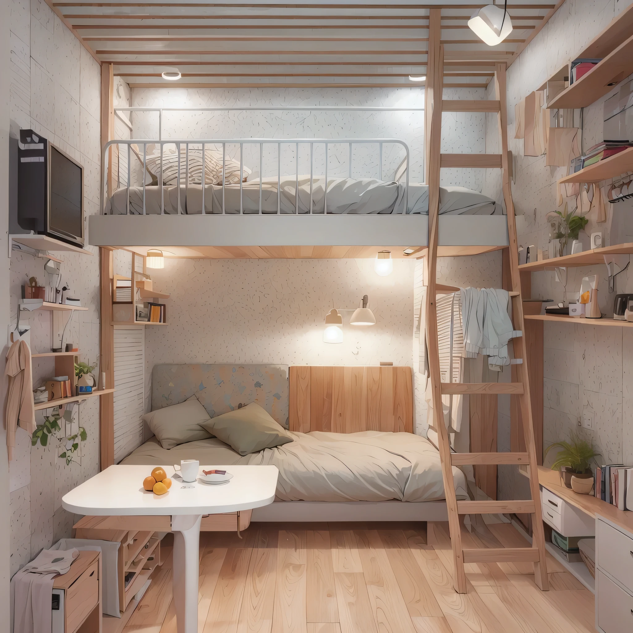 apartamentos de tamanho reduzido, apartamento minuatura, tiny apartment