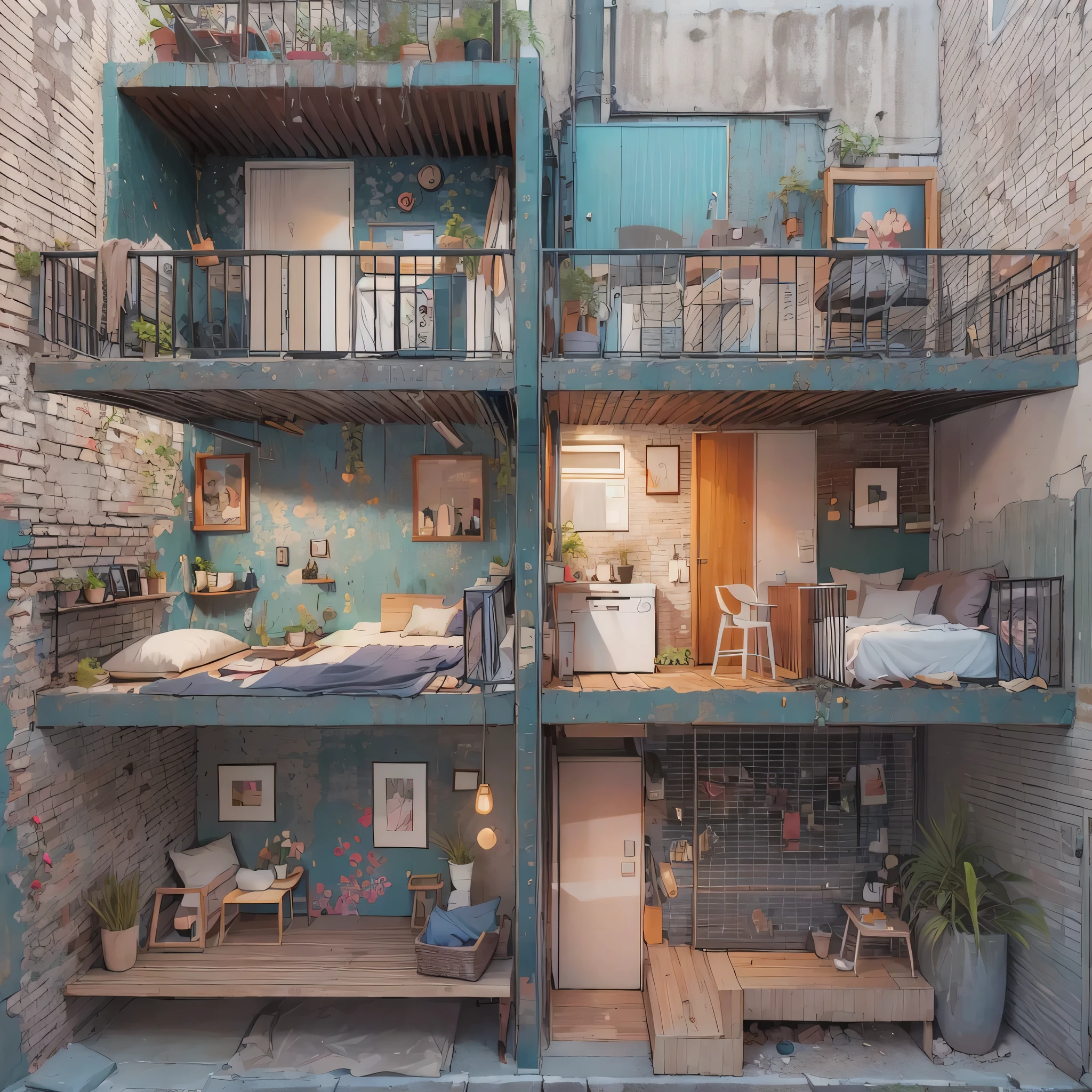 apartamentos de tamanho reduzido, apartamento minuatura, tiny apartment