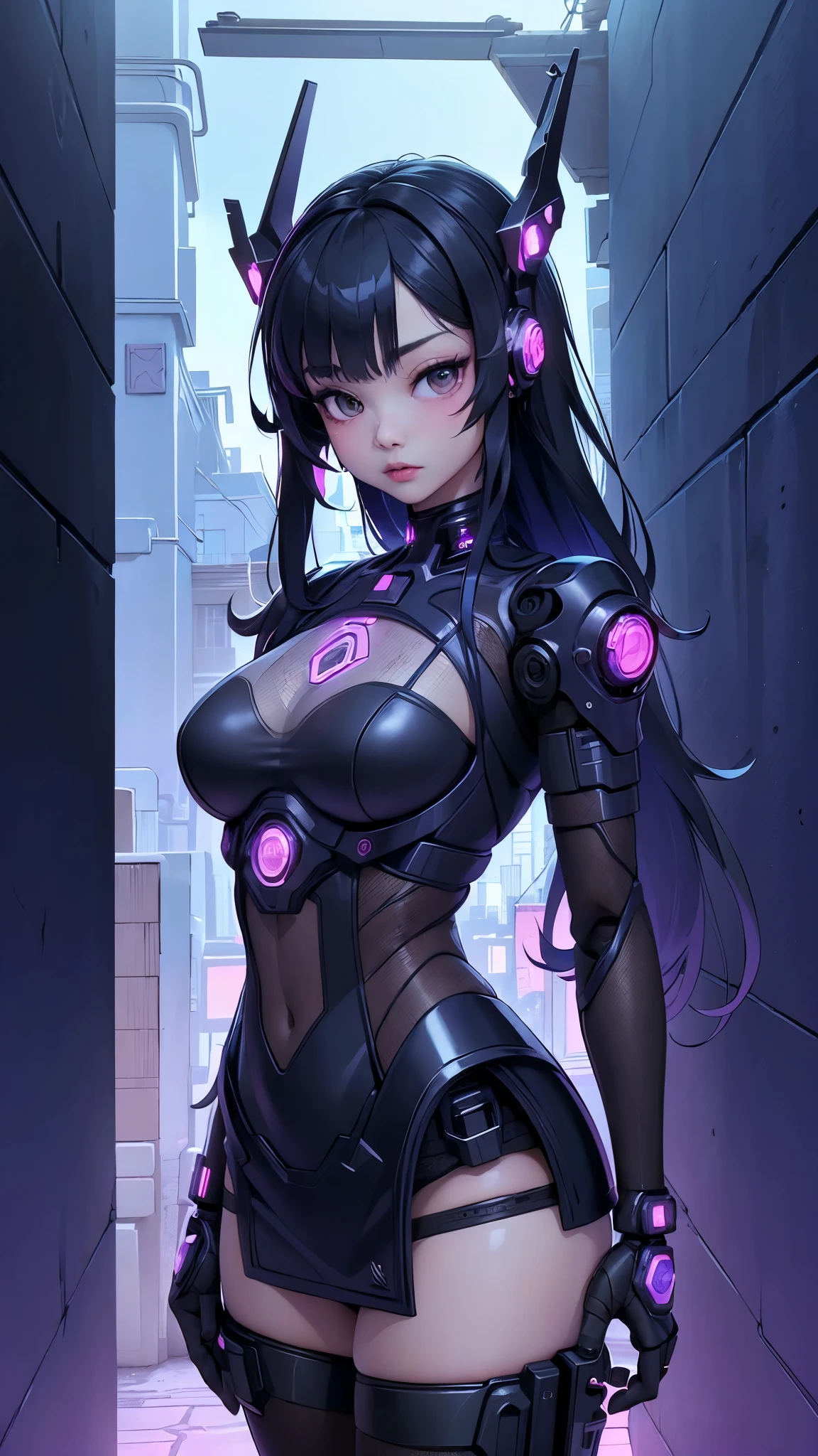  (La mejor calidad,A high resolution,Ultra - detallado,actual),Jennie con un miniskirt rosado,(white cybernetic cyborg:1.4) top plastic amarillo, (background alley walls big stones cyberpunk night :1.4), (Jennie rosa negro V2.1), More detailed 8K.motor irreal:1.4,High Definition,La mejor calidad:1.4, fotorrealista:1.4, textura de la piel:1.4, obra maestra:1.8,obra maestra, mejor calidad,objeto Objeto], (rasgos faciales detallados:1.3),(Las proporciones correctas),(ojos perfectos y detallados),  (pose vaquero), ,( ciberpunk 2.1), (estilo kawaii  vestuario :1.4), (mostrando panties lingerie rojo :1.4), (fondo estilo kawaii :1.4), (alley background tokyo cyberpunk night :1.4), (convexo dedos detailed), (Jennie Kim:1.4), (obra maestra:1.3), ((Mejor calidad:1.3),16k, (vestuario plastic transparent :1.4) 