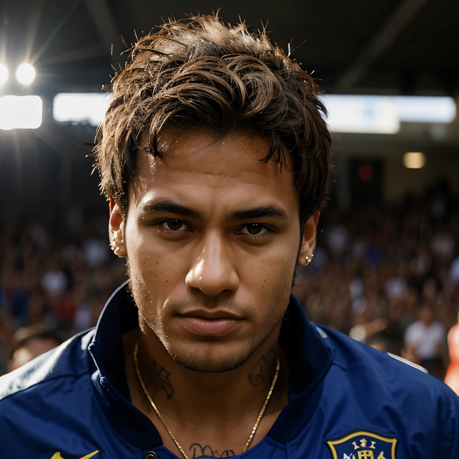 Rosto realista do neymar 