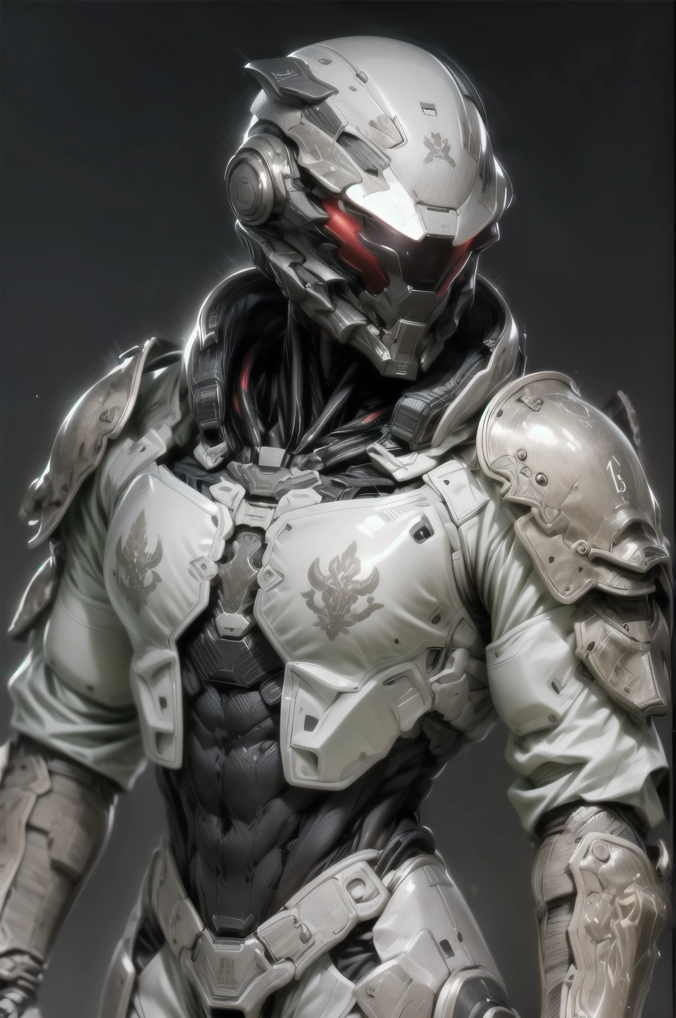 (((epic and visually stunning complex digital anime masterpiece:1.6, elegantly decorated:1.5, beautifully ornate soldier:1.3, ((gorgeous feminine male physique:1.3, graceful:1.4))))), (((heavily muscled masculine chest:1.4, chiseled abs:1.4, heavily toned:1.4, slim yet muscular:1.3))), (((complex and beautiful:1.3, tactical:1.3, stunning scifi fantasy style:1.5, beautiful scifi style mechanical helmet:1.5, polarized visor:1.5))), (((elegant tactical double breasted trench coat:1.5))), (((form fitted armor plating:1.3, super sleek sensually revealing under suit:1.5, waist and thighs exposed:1.5)), ((flamboyant feminine essence:1.4, heavy mechanical gothic aesthetic:1.4)), ((androgynous body build)), (((toned yet heavily muscled gorgeous femboy physique:1.4, gorgeous perfectly defined muscles:1.4, toned sleek mechanical arms and legs:1.4, thick well rounded thighs:1.5, mechanical muscles))), ((((depth of field, cinematic lighting, chromatic aberration, ray tracing, UHD, masterpiece, top of head covered, super detail, high details, high quality, award winning, 8k, highres)))):1.6, (((dieselpunk, artificial muscle))):1.6, (((beautifully engraved white gothic scifi style white armor:1.6)))