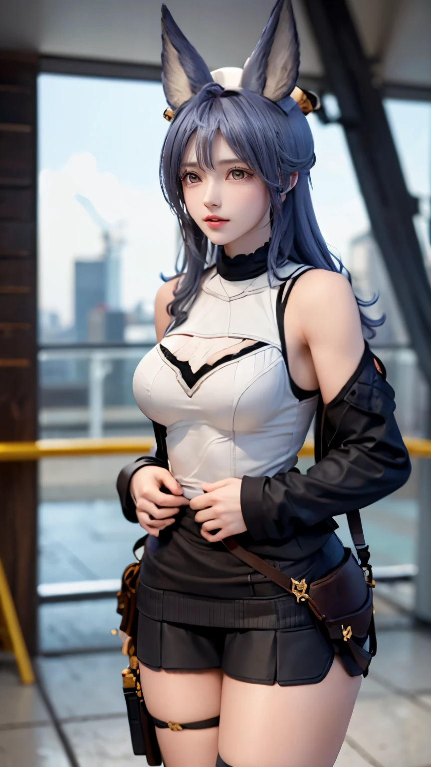 (very delicate and beautiful:1.2)super model,perfect shape,girl's,,Thighhighs,beautiful feet,beret,gentle expression,spoiled look,Innocent face,ミニskirt,big breasts,beautiful breasts,voluptuous,bike shorts,,givenchy,masterpiece, highest quality, High resolution, 8K, , skirt, uniform, short hair, messy hair, blush, sexy pose, big breasts, seductive pose, sweating,, sweating, cityscape, vivid details, super detail, realistic skin texture, Surface details, Beautiful eyes in every detail, medium full shot, group of girls,