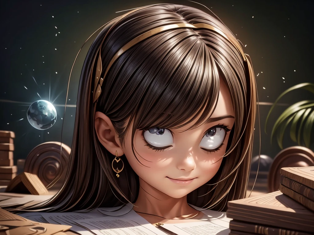 A girl exploring a dark dungeon, wearing an enchanted armor and holding a shining sword, with a brave and determined expression on her face. The dungeon is filled with intricate details of moss-covered stone walls, ancient carvings, and flickering torchlight. The air is heavy with a sense of mystery and danger. The girl's eyes are detailed, capturing the light of the torches and reflecting her unwavering determination. Her lips are beautifully detailed, revealing a hint of determination and strength.

The artwork is created in a medium that combines digital painting techniques with realistic textures, bringing out the fantasy world in a stunning and immersive way. The texture of the dungeon walls is gritty and rough, while the armor is sleek and shiny, creating a captivating contrast.

Additional details include a scattered treasure chest overflowing with gold and jewels, hinting at the rewards waiting to be discovered. A hidden trap mechanism is partially visible on the floor, adding suspense and thrill to the scene. The girl's powerful stance showcases her agility and readiness for any challenge that comes her way.

The image quality is of the highest standards, with vibrant colors and ultra-detailed elements that make every aspect of the artwork come to life. The lighting is carefully designed to create a dramatic atmosphere, casting shadows that dance along the dungeon walls.

In terms of art style, the artwork leans towards the fantasy genre, capturing the essence of the Dungeons & Dragons universe. The color palette is rich and vibrant, with deep blues and purples contrasting with warm golden tones, enhancing the magical and mysterious feel of the scene.

With this prompt, Stable Diffusion will generate a high-quality, detailed image of a girl exploring a mysterious dungeon, transporting the viewers into a fascinating world of adventure and fantasy.