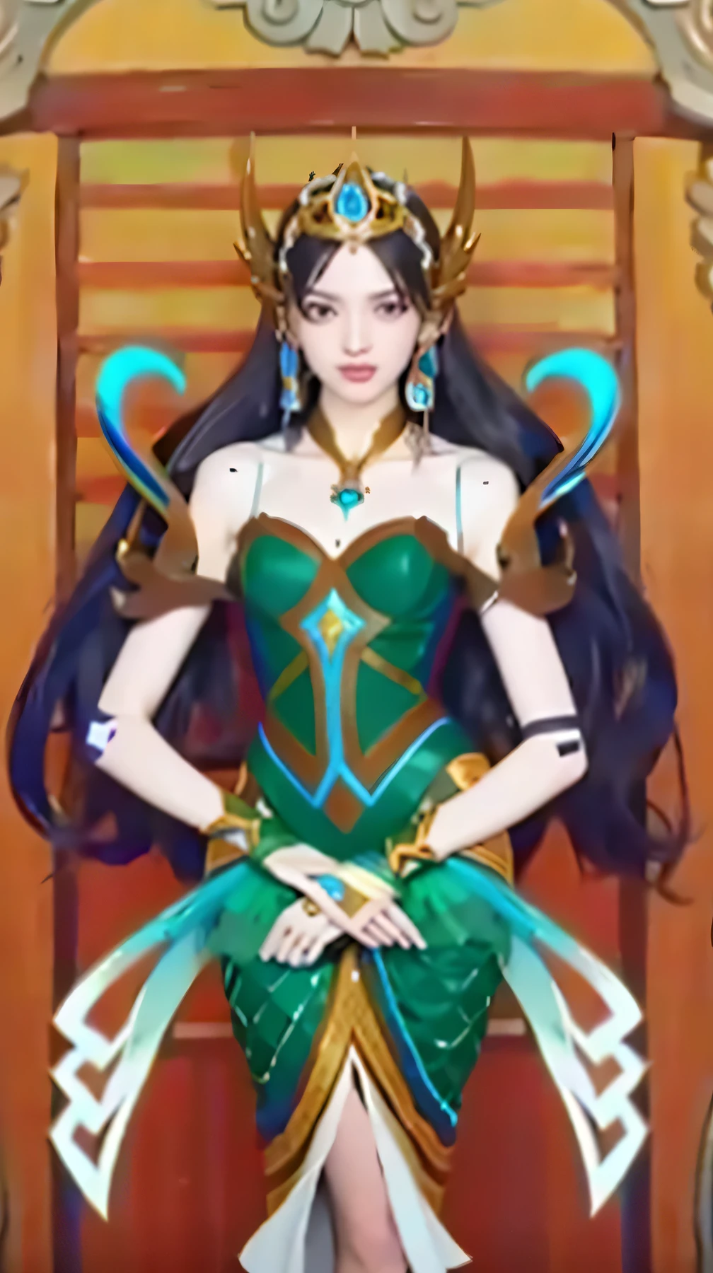 (photorealistic:1.4), best quality, masterpiece, ultra high res, 1girl, (detailed face:1.2), (detailed eyes:1.2), (detailed hair:1.2), (detailed clothes:1.2), 4k, (detailed color:1.2), Ultra detail texture, ulta detail, ultra hight, realistic, 16k, selena (/mobile legends bang-bang/), perfect body, bobs, full body, 1 woman, bokeh, detail eyes, detail face, White hair, scarf