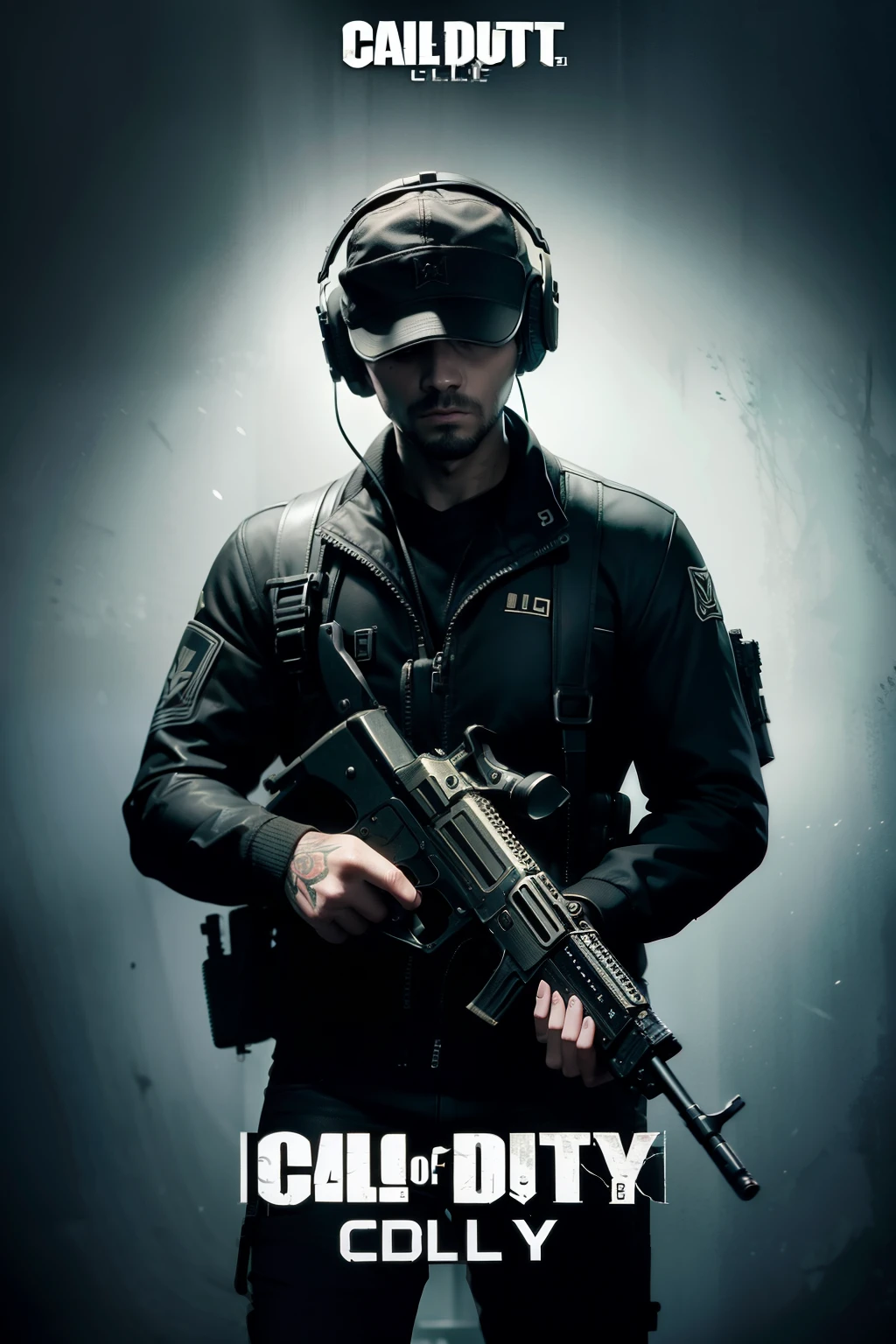 Beautiful art inside a calling card ((in Call of Duty aesthetic style::1)), (masterpiece), best quality, sharp focus