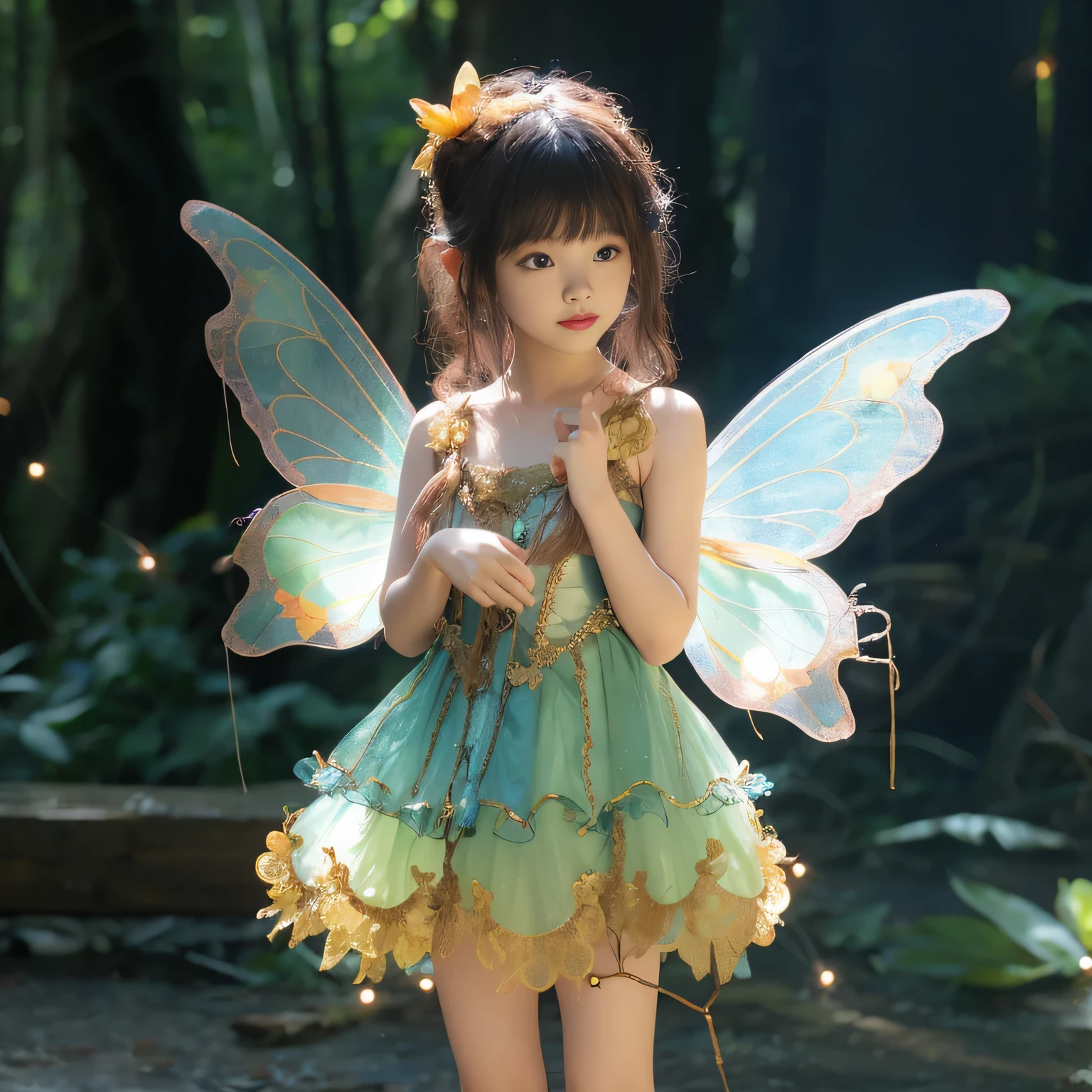 there is a dressed up as a Fairy with a Fairy wand, beautiful Fairy, forest Fairy, Beautiful Fairys, portrait of a Fairy, beautiful adult Fairy, Smile like a Fairy Queen, Beautiful Fairy, Elf, Fairy wings, Fairy, portrait of Fairy, Immortal King, Fairies have wings, Fairy look, Fairy magnificent, Fairycore