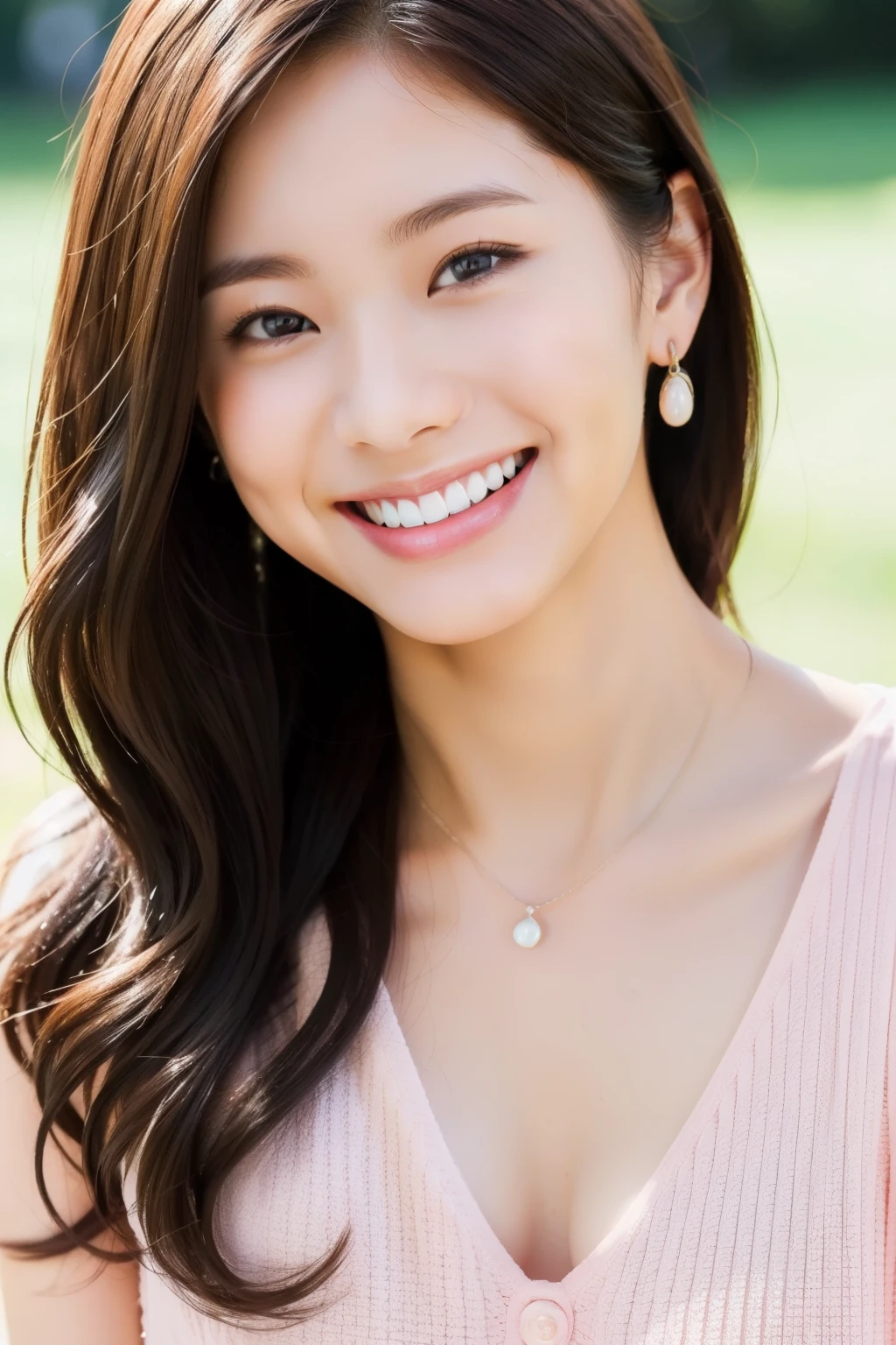 one beautiful girl, Best Quality, Joyful smile