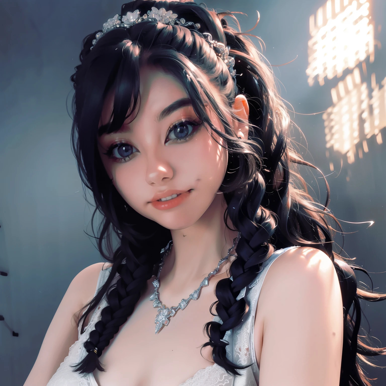 a close up of a woman in a dress posing for a picture, a portrait by Radi Nedelchev, shutterstock, art nouveau, in the glamour style, glamor hairstyle, dressed like in the 1940s, very beautiful style, very beautiful young woman, retro and ethereal, wearing an elegant outfit, elegant fashion model, young woman in a dress