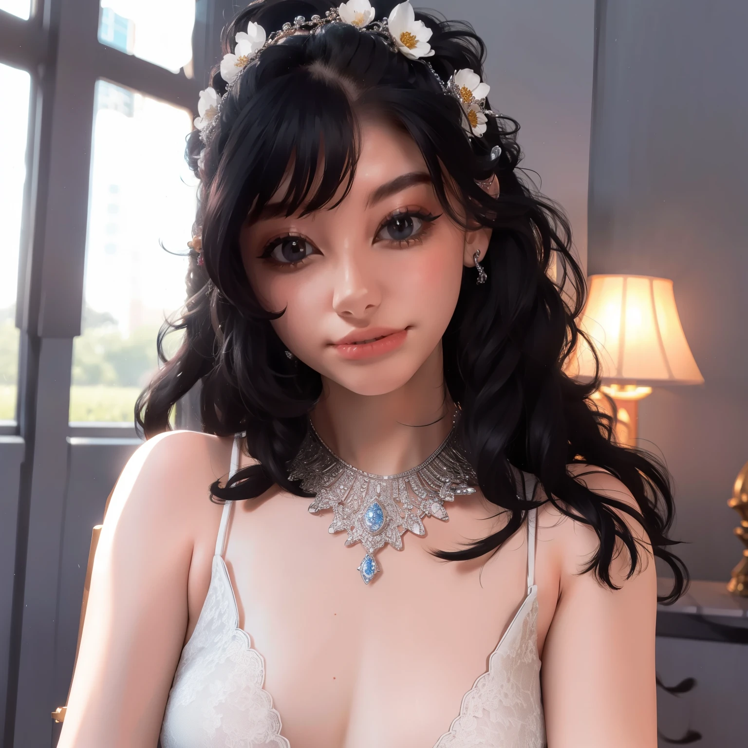 a close up of a woman in a dress posing for a picture, a portrait by Radi Nedelchev, shutterstock, art nouveau, in the glamour style, glamor hairstyle, dressed like in the 1940s, very beautiful style, very beautiful young woman, retro and ethereal, wearing an elegant outfit, elegant fashion model, young woman in a dress