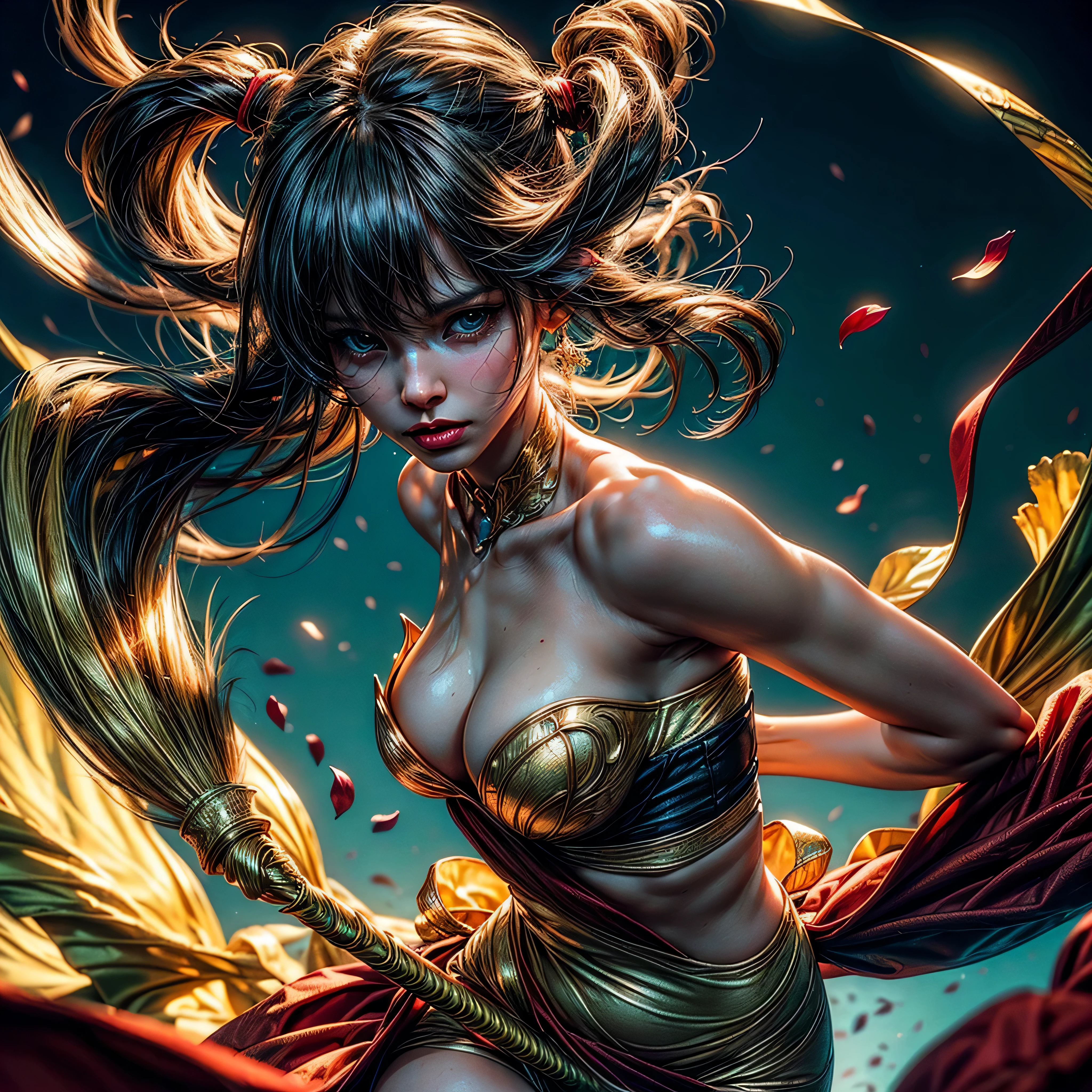 photograph, photorealistic, ultra-realistic, intricately detailed, wide angle, fine fractal glossy vivid colored shiny contours outlines of a glass apple with a ("a glowing golden flying female fairy uses her wand to transform a tree to solid gold.") inside, surreal, gradient, windy, petals floating on the wind, swirling ribbons of ink and light. linquivera, liiv1, ulra sharp-focus, (32K, ultra high-quality:1.2), (epic tmasterpiece:1.37), (ulra professional photorealistic:1.37), (ultra high-resolution), symmetrical meticulous intricate insanely detailed ultra_high-definition, nsfw naked nude sex, varied multi etc. --v6 --s1000 --c20 --q5 --chaos100