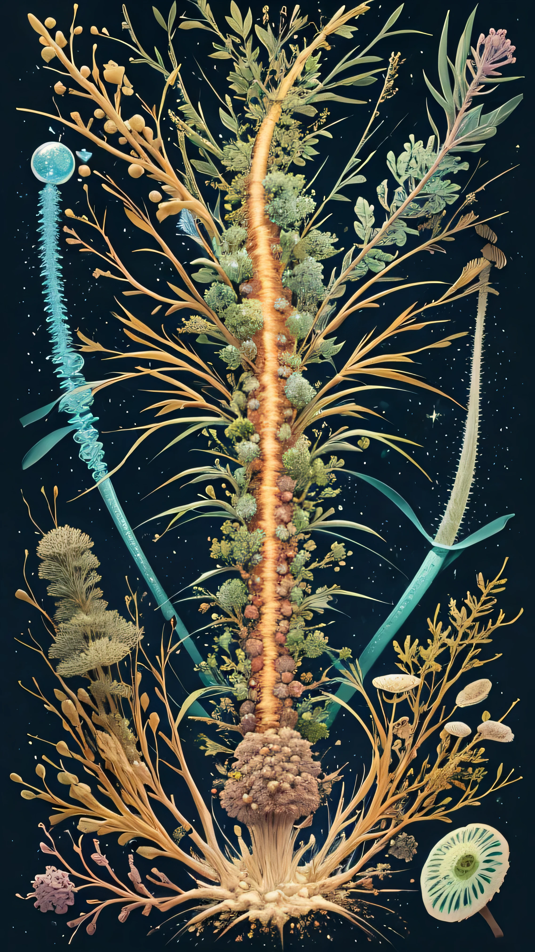bacteria, fungi, protozoa, 8k, high quality 