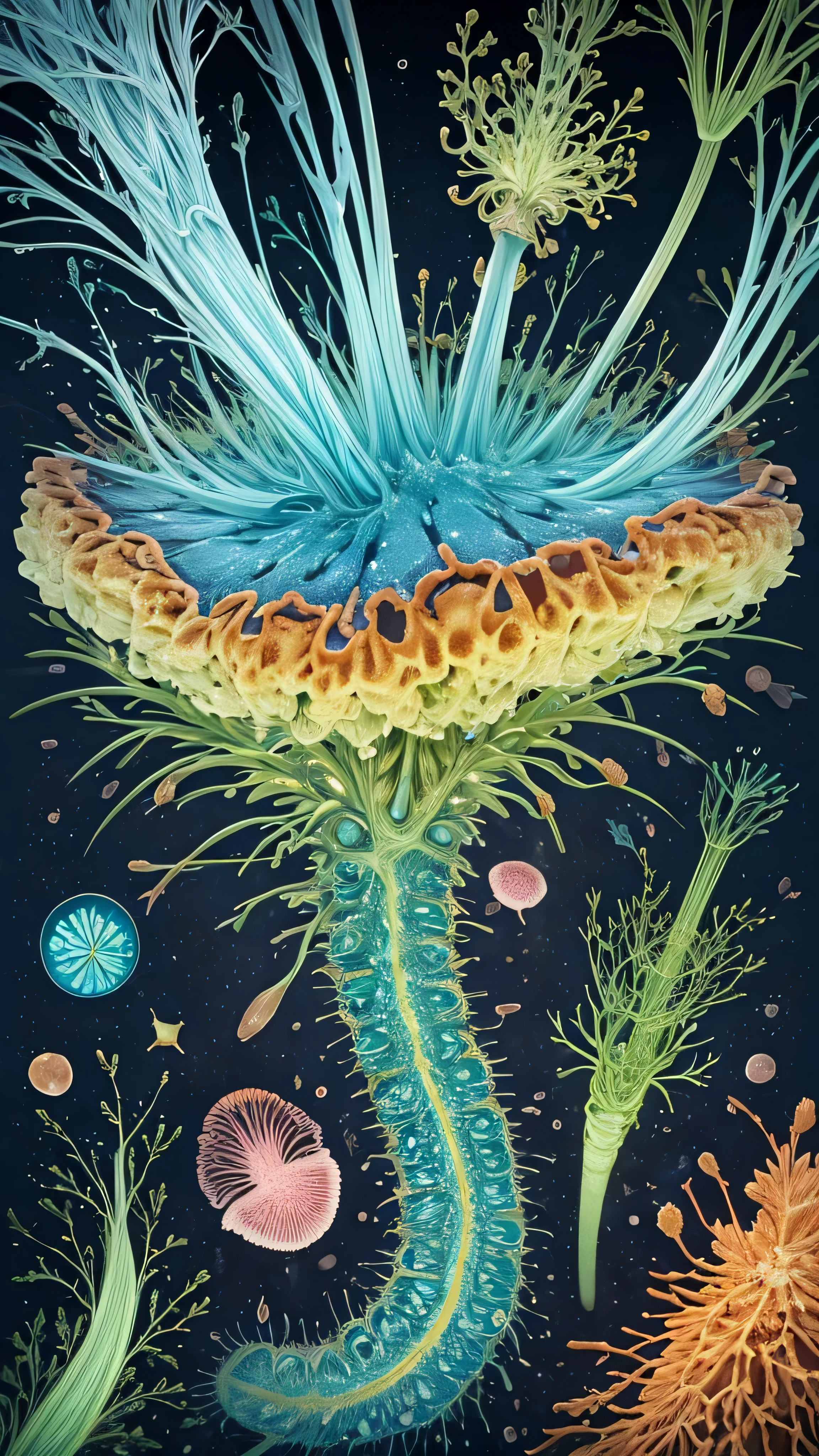 bacteria, fungi, protozoa, 8k, high quality