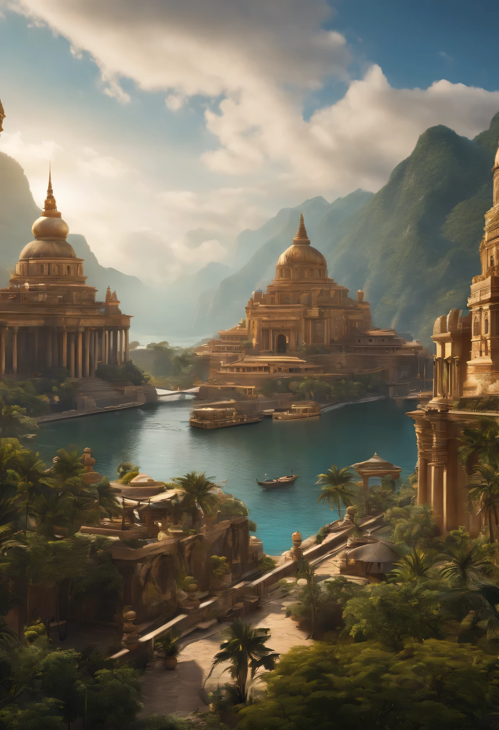 (Ultra photo realsisim, Intricate, epic cinematic scenery), (Mind Destroyers search for the legendary Lost City, full bodyesbian) (In the bustling port), (Intricate, A lot of small details, Amazing lighting, stunning environment), (Colorful, Ultra photo realsisim, High quality, Highly detailed, Sharp focus, 8K UHD, ultra-realistic realism)