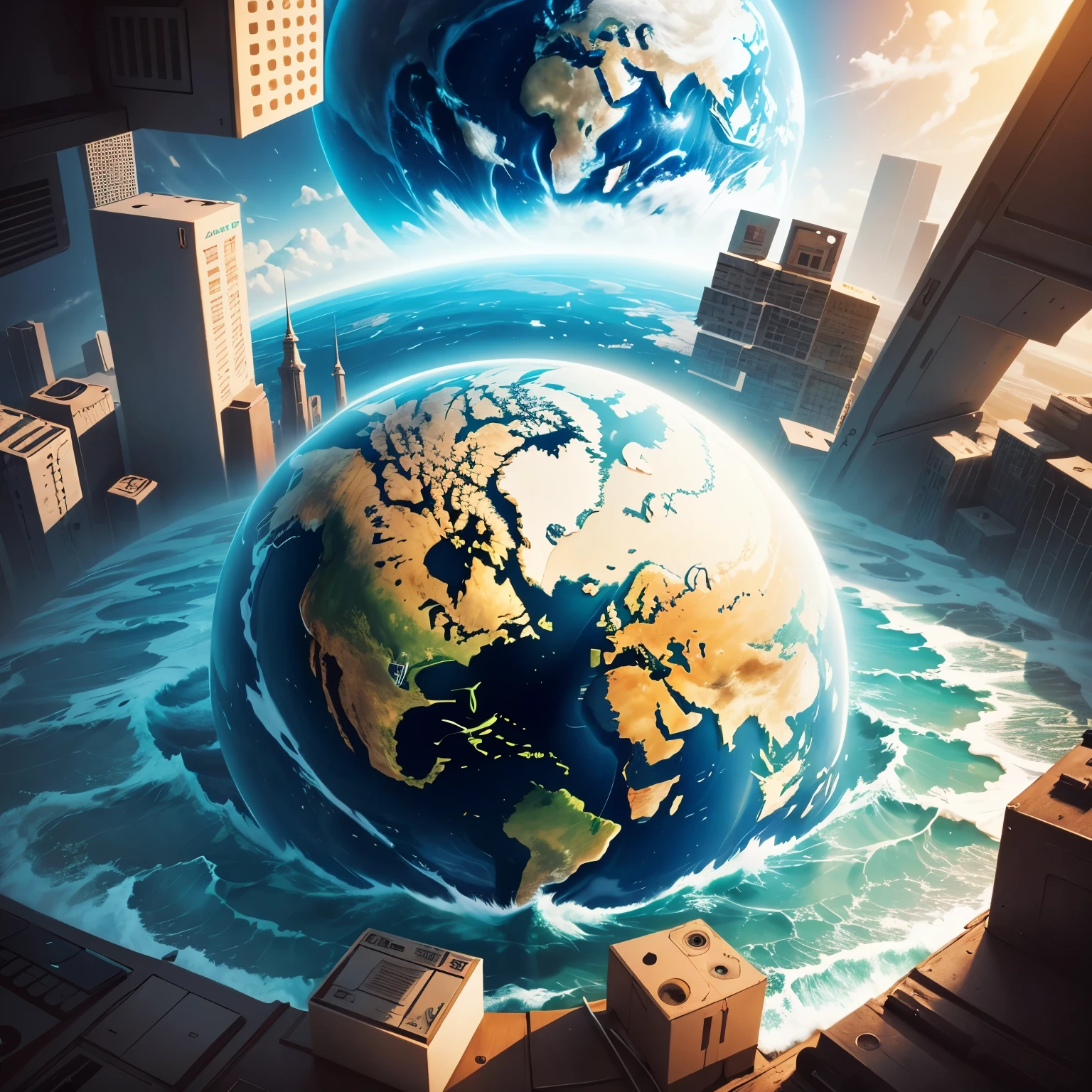 A world filled with technology 