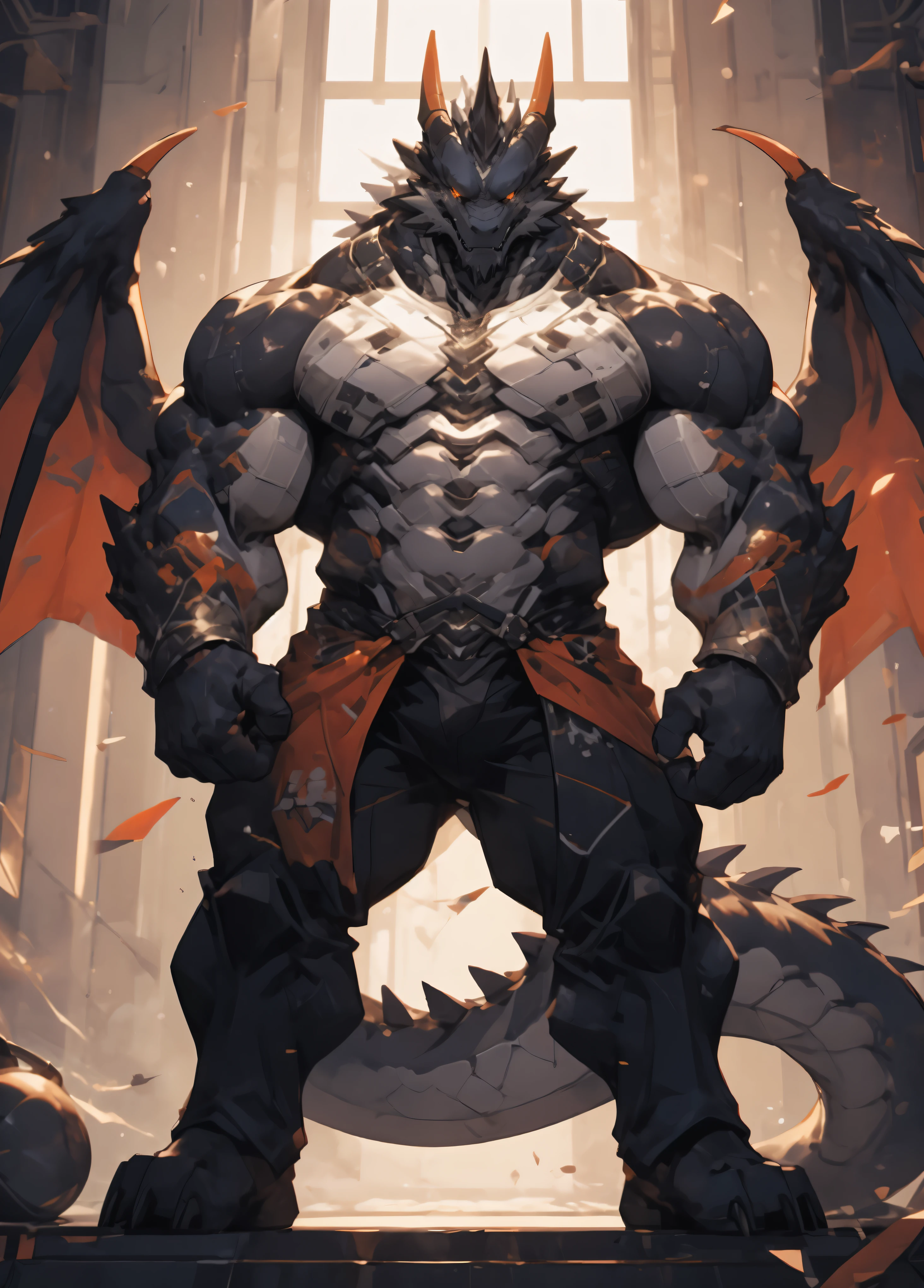 Ultra-clear，16K，dragon，black dragon，Strong，golden eyes，golden eyes，generous animal feet，Generous dragon claws，facial clarity，Bright Eyes，exquisite eyes