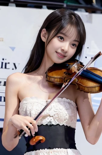 Toes are visible、Playing the cello、hi-school girl、A heavy eyelid、fullnude、Beach、Face illuminated by the setting sun、Angle of view from below、Sad face、 Crying、Dark face、fullnude、Face illuminated by the orange sunset、Sad face、 Playing the cello、Standing statue、twintails hairstyle、Nipples are hidden by hair、Chlorim Glasserac Frame Glasserac Full Body Photo、Toes are visible、 Standing、Chest hidden by twintail hair.