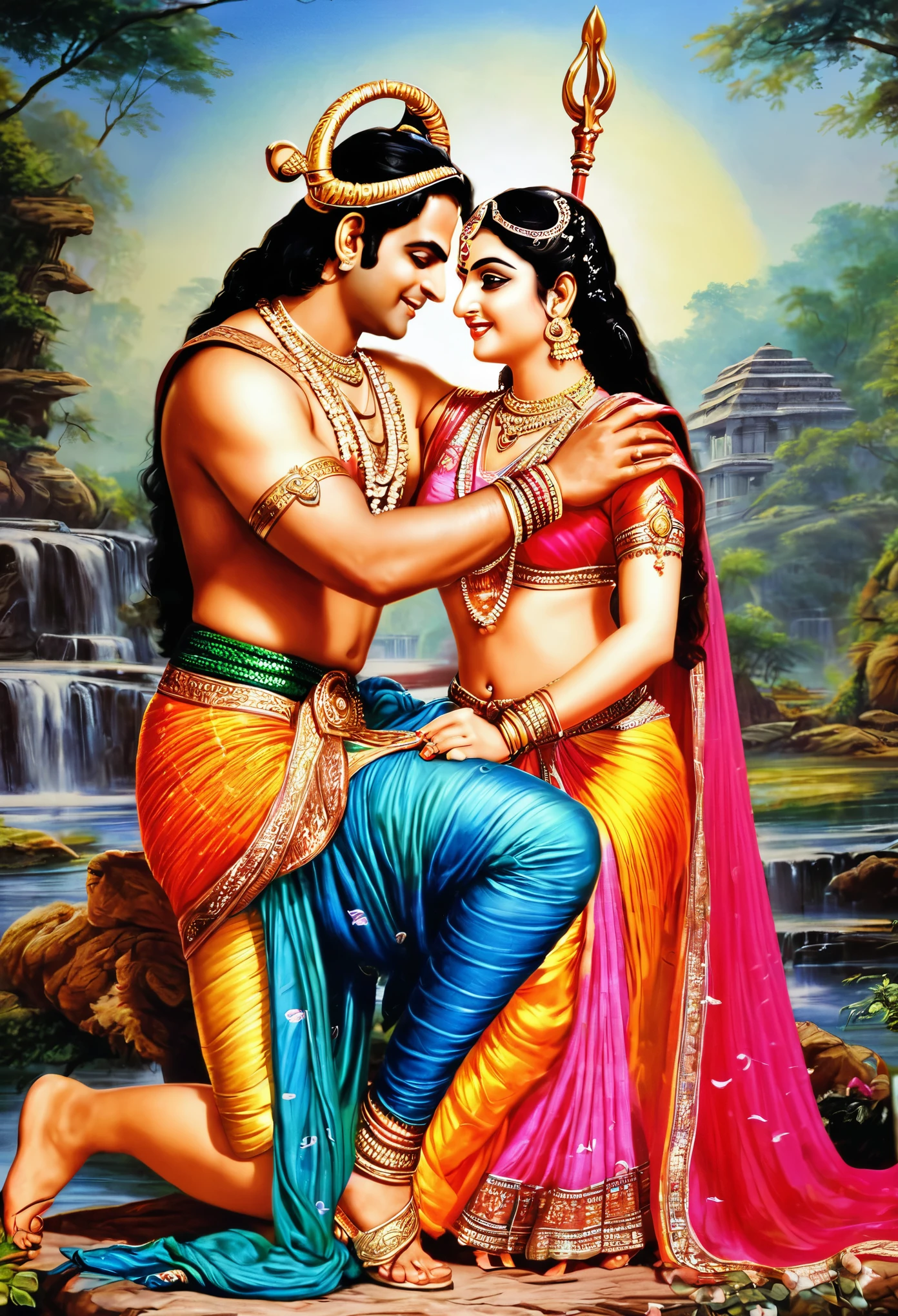 Ram nd Sita in ramayan with best quality showing pure love