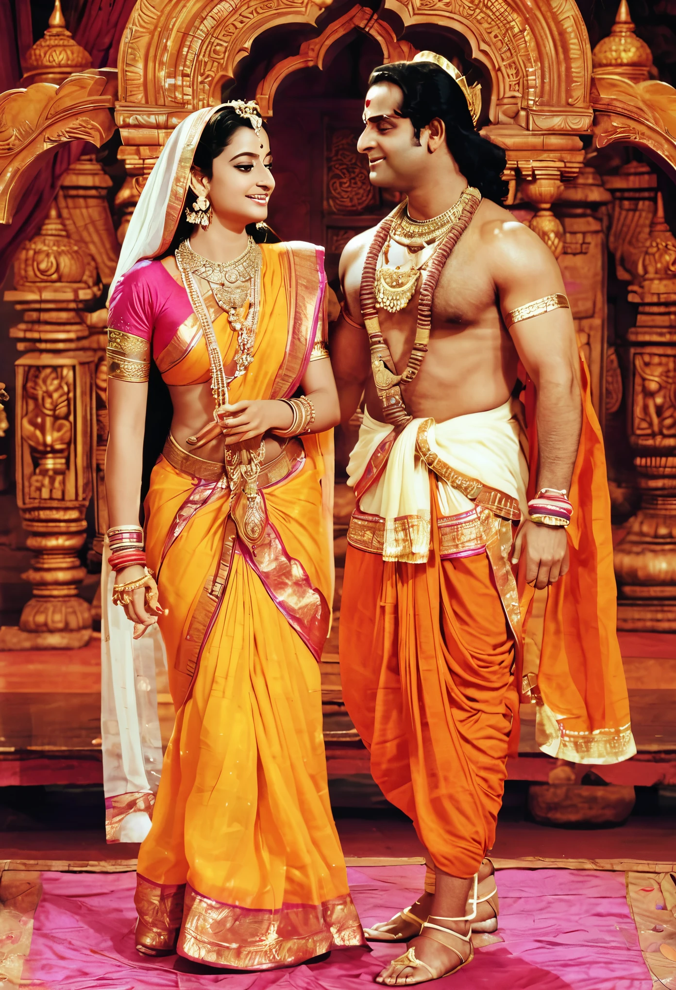 Ram nd Sita in ramayan with best quality showing pure love