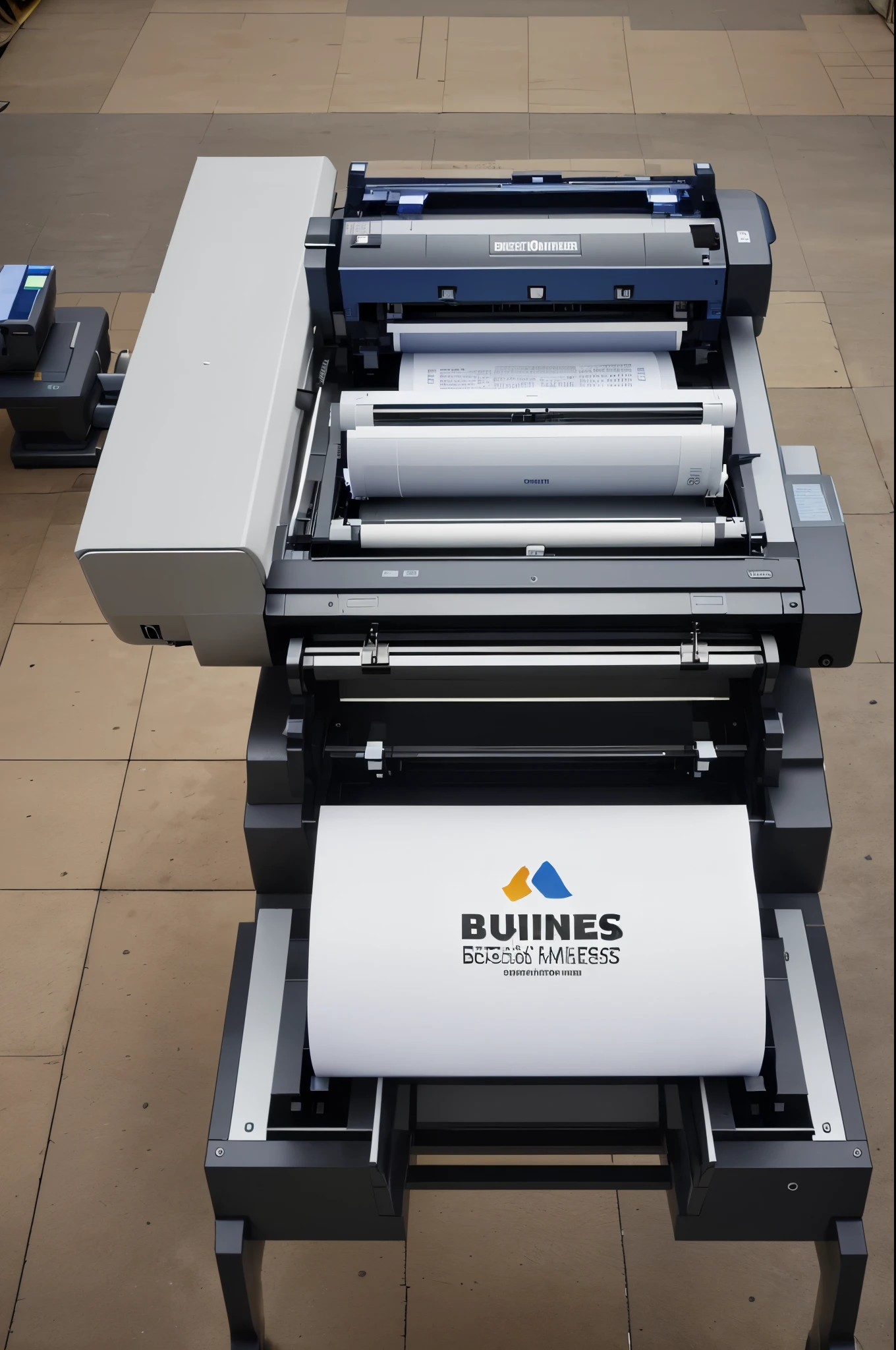 Business Logo with printers, Tarpaulins,