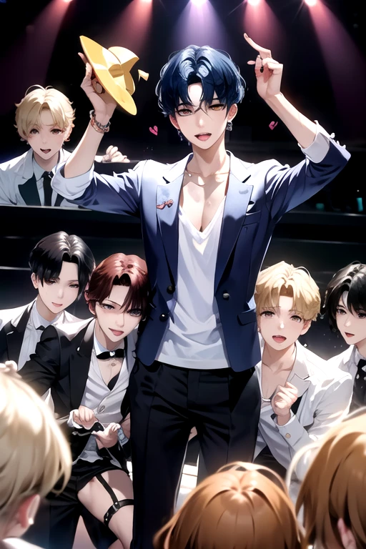 Em 2011, portanto, V passou a fazer parte da companhia. The boy was the only member of BTS not to be revealed until the group's debut, but, in compensation, on the day of his debut he already had the biggest fan club of all 7.