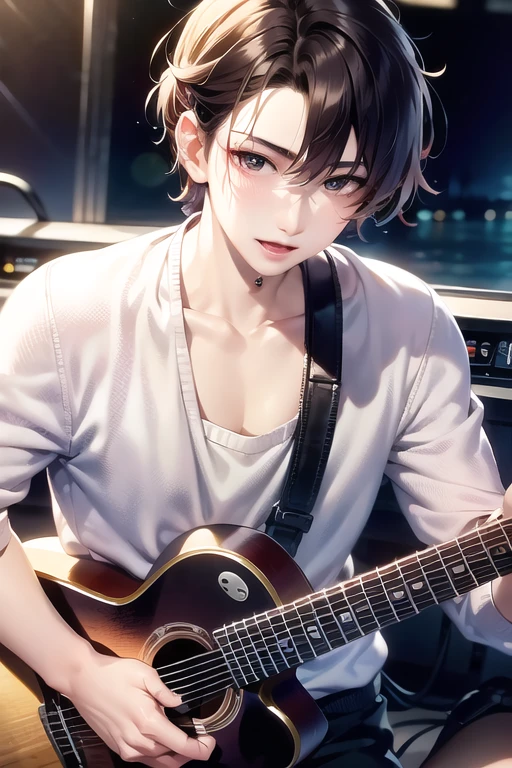 
Jin&#39;s strong point is his voice, which has even been praised by other musicians. He also knows how to play the guitar and speaks several languages besides Korean.: Japanese, English and Chinese.