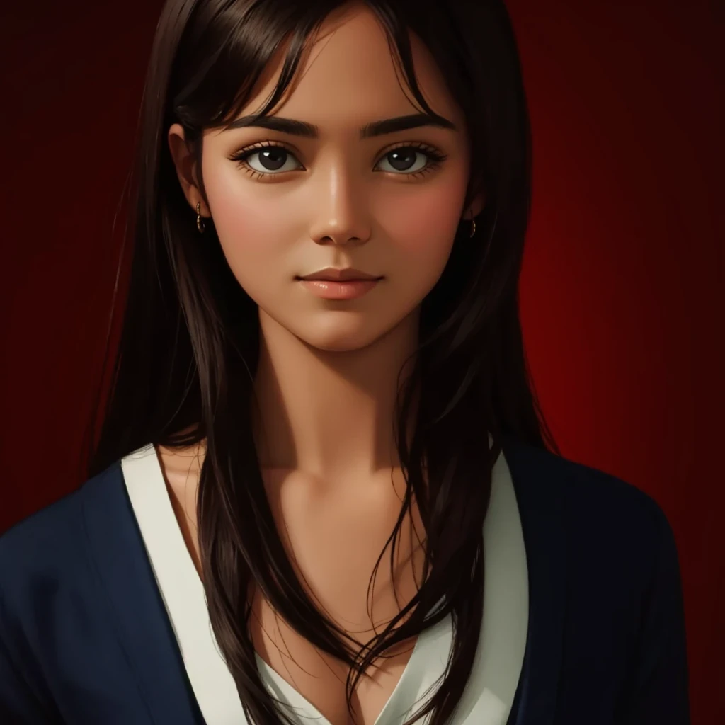 Oil painting portrait