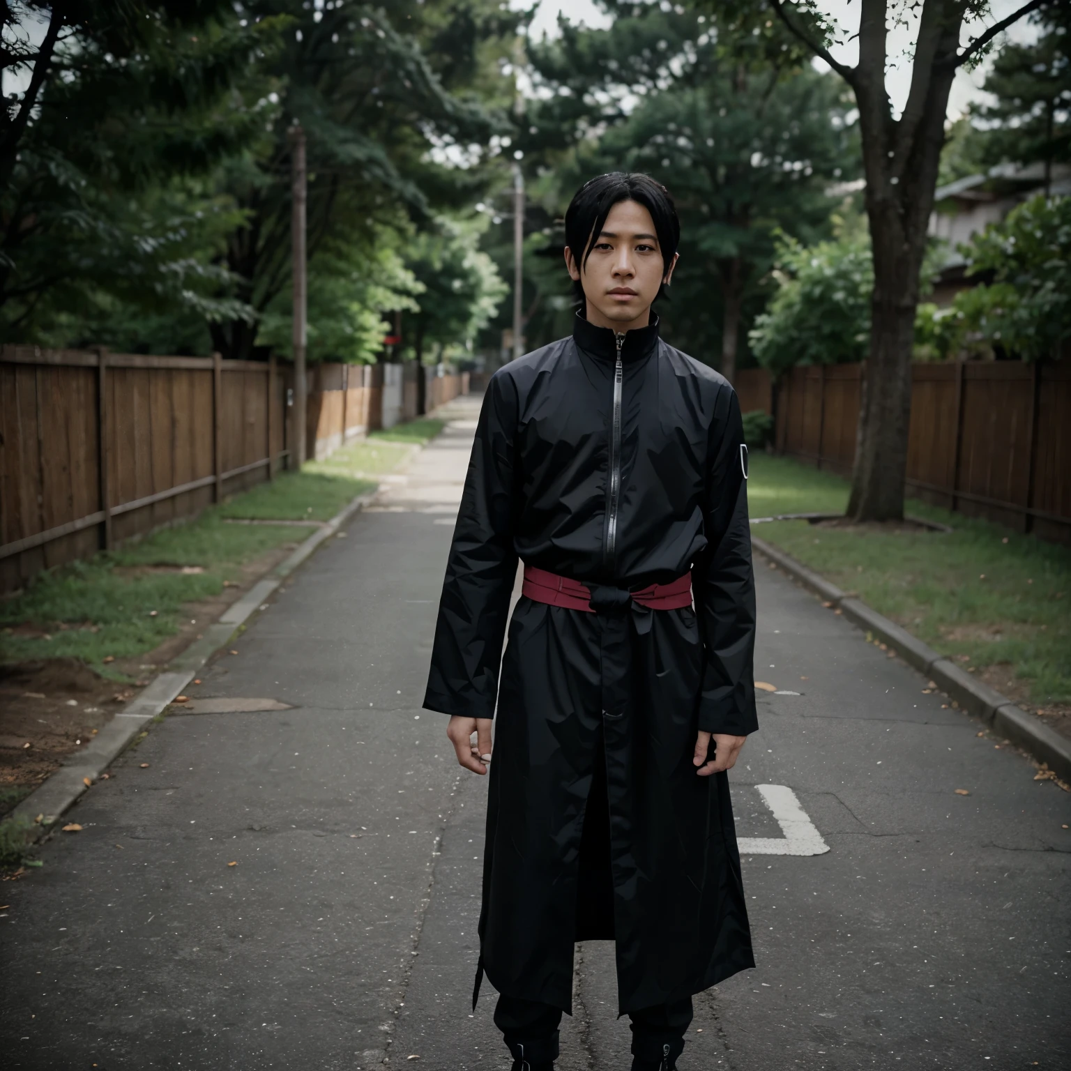 A photograph of Sasuke, wearing Boruto's clothes