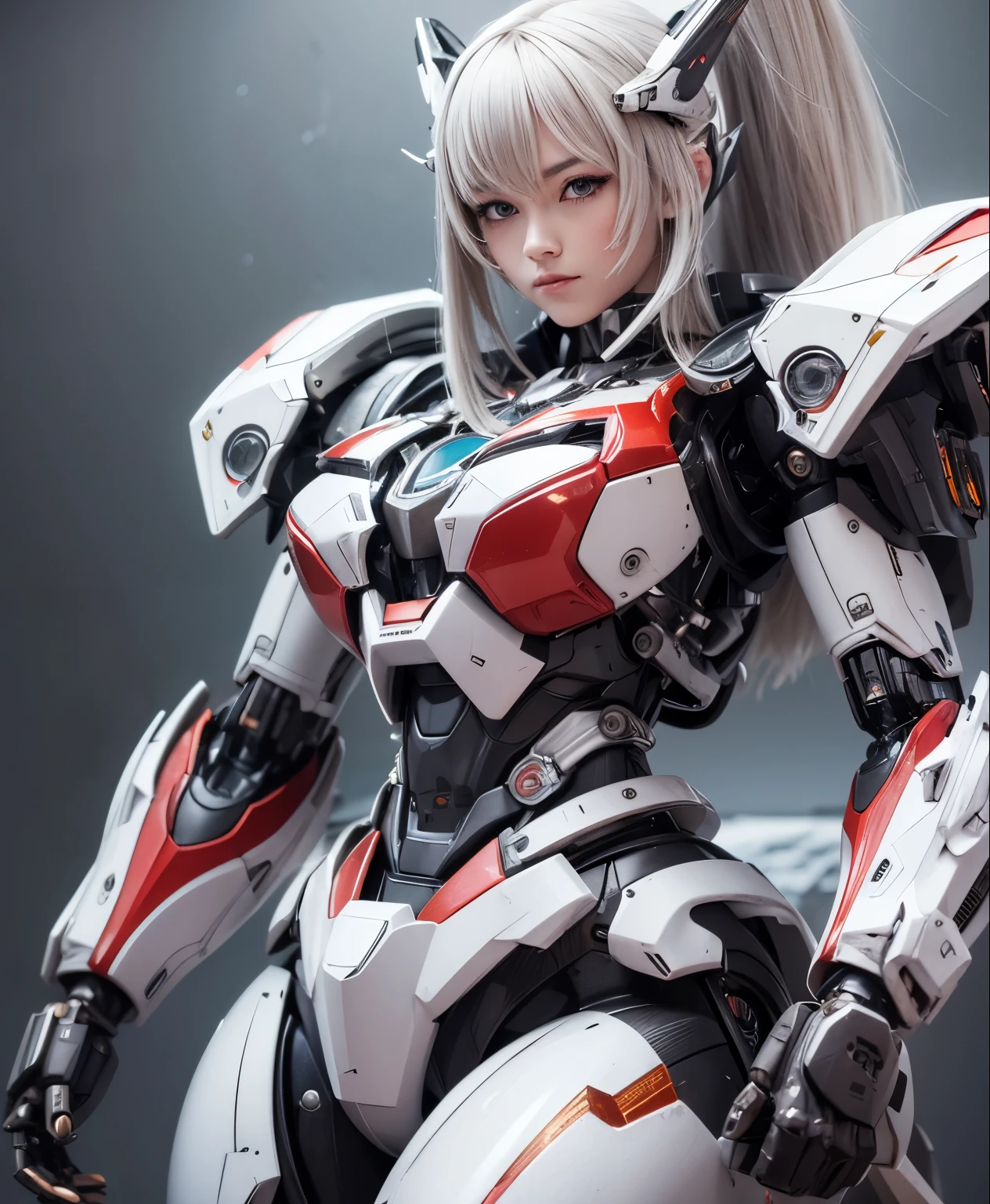 rough skin, Super detailed, advanced details, high quality, 最high quality, High resolution, 1080p, hard disk,(mecha queen),beautiful cyborg woman,Mecha cyborg girl,battle mode,Mecha body girl,She wears a futuristic mech