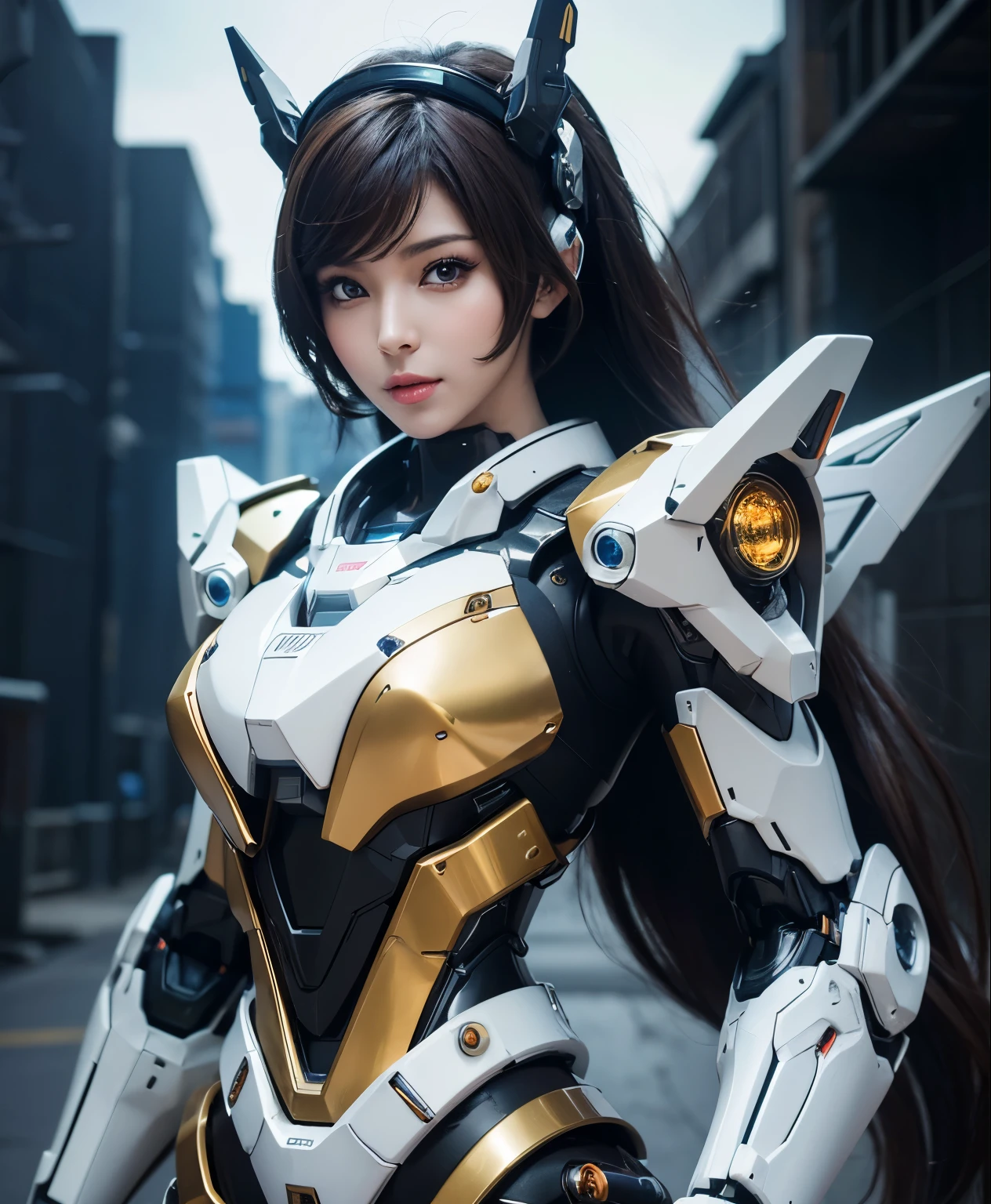 Super detailed, advanced details, high quality, 最high quality, High resolution, 1080p, hard disk,(mecha queen),(Farrah),overwatch,beautiful cyborg woman,Mecha cyborg girl,battle mode,Mecha body girl,She wears a futuristic mech