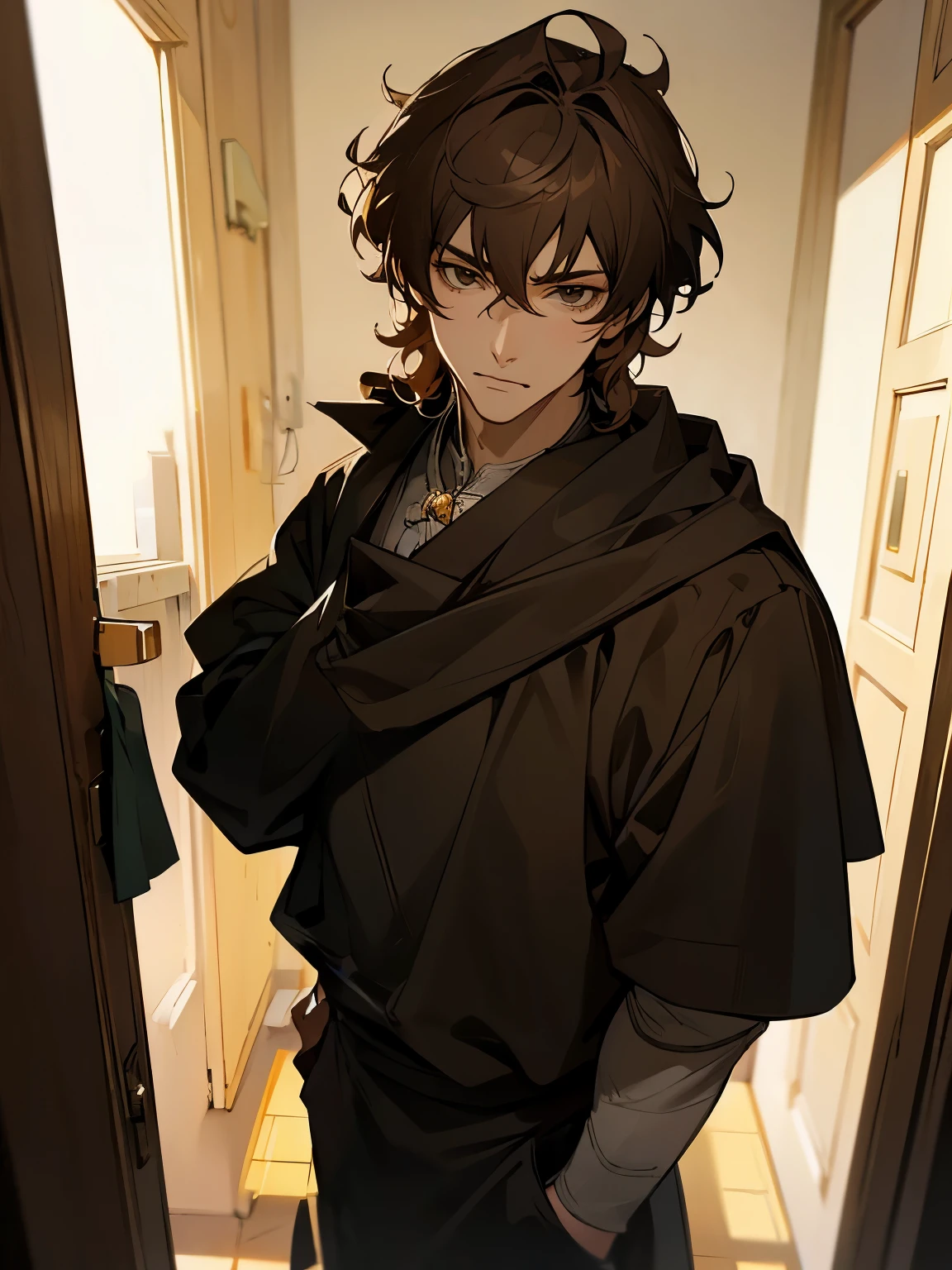 Hand in pocket