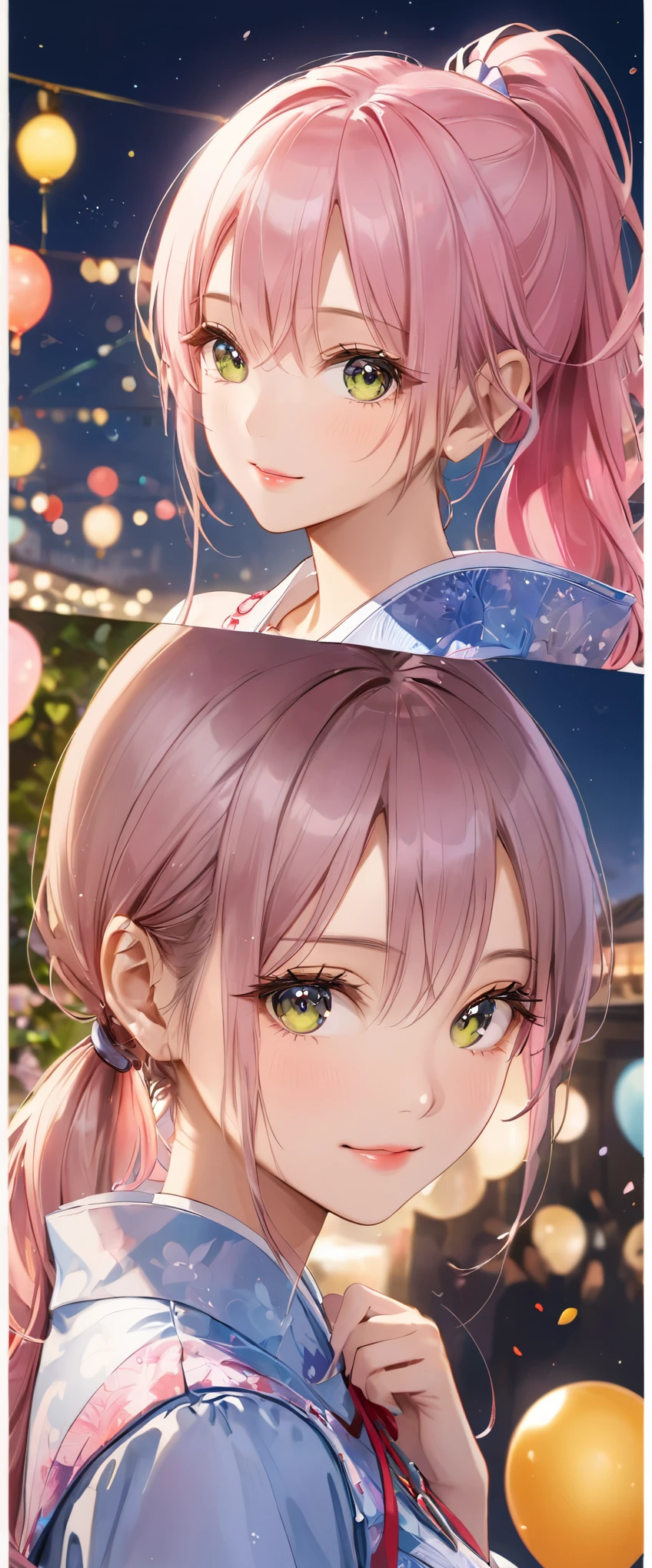 (masterpiece,highest quality,超A high resolution),japanese woman, (((Very beautiful 25 year old girl))), pretty girl、look at the photographer､  ((beautiful low ponytail)), super cute face, glossy lips, double eyelids in both eyes,natural smile、 natural makeup, long eyelashes, Shiny and smooth hair､center image,  perfect limbs, perfect anatomy,(((dress))、party venue,