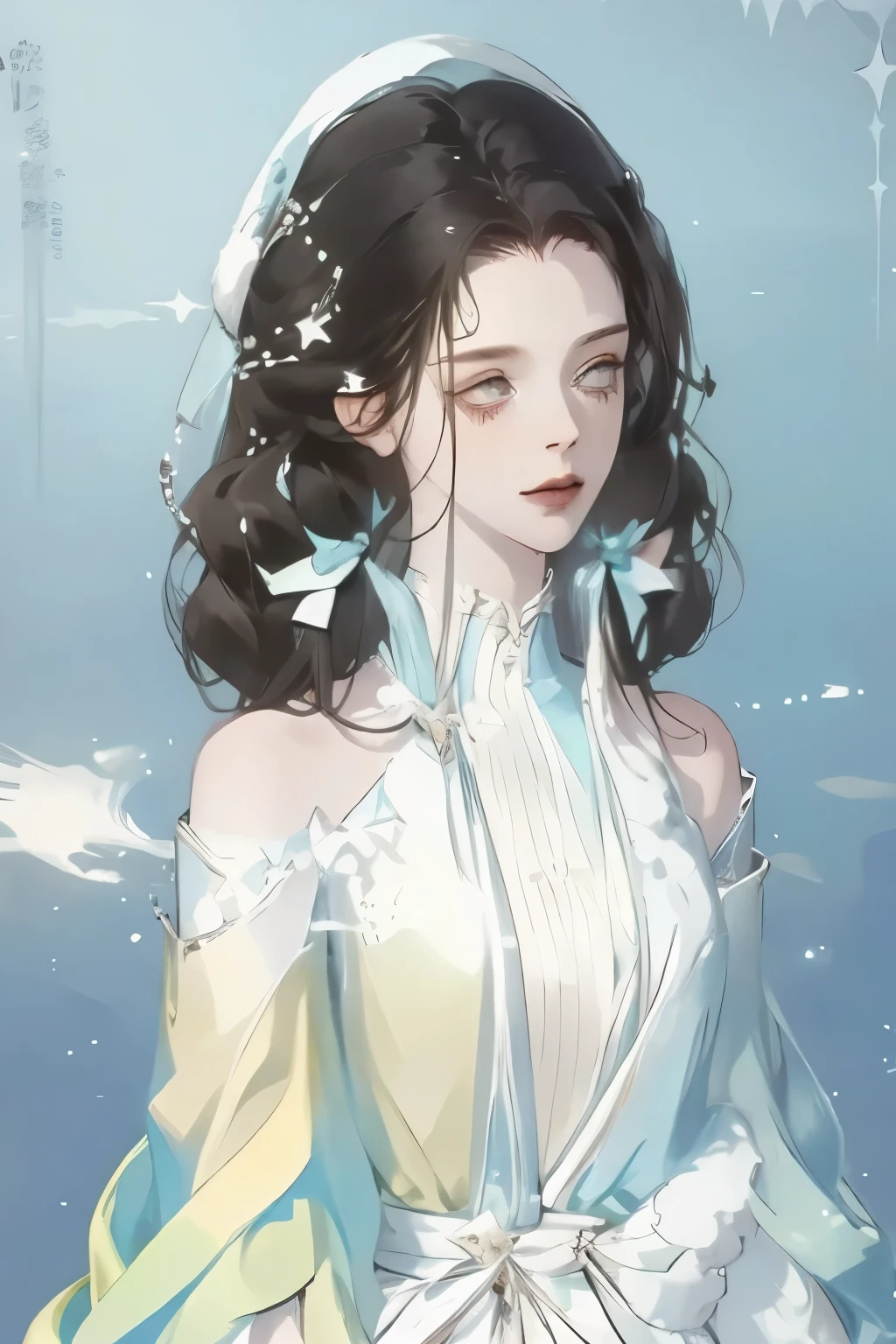 best quality ,masterpiece, illustration, extremely delicate and beautiful, Very detailed ,CG ,Unite ,8k wallpaper, Astonishing, fine details, masterpiece,best quality,official art,Very detailed CG Unite 8k wallpaper,ridiculous, incredibly ridiculous, Super detailed, high resolution, Very detailed,Beautiful and delicate girl,There is light on the face, 1 girl, Mecha, armor, Mechanical_Body, black hair, spaceship, City, cyberpunk, Star_Sky,